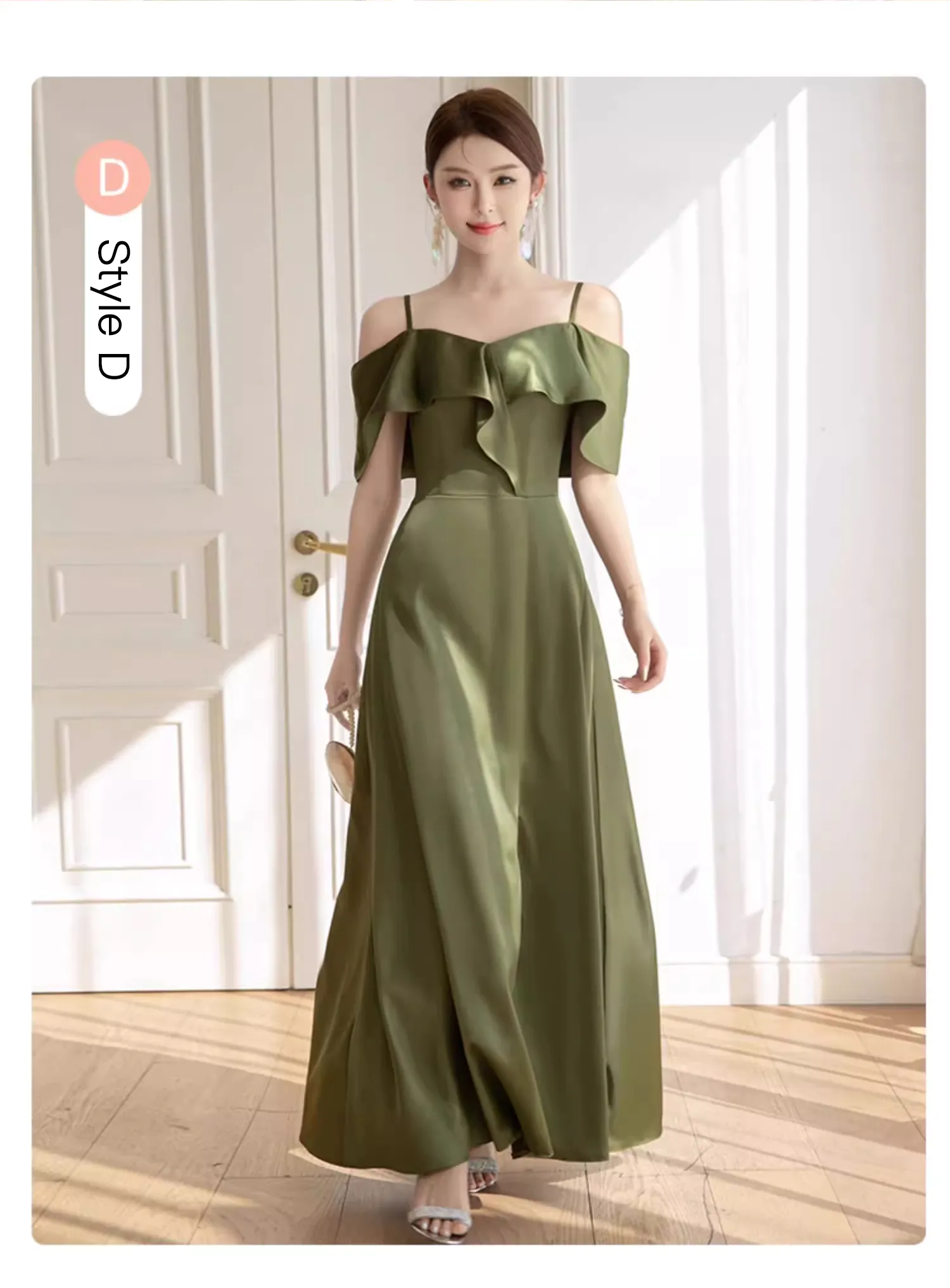 Simple-Emerald-Green-Satin-Boho-Wedding-Bridesmaid-Dress-Party-Gown23