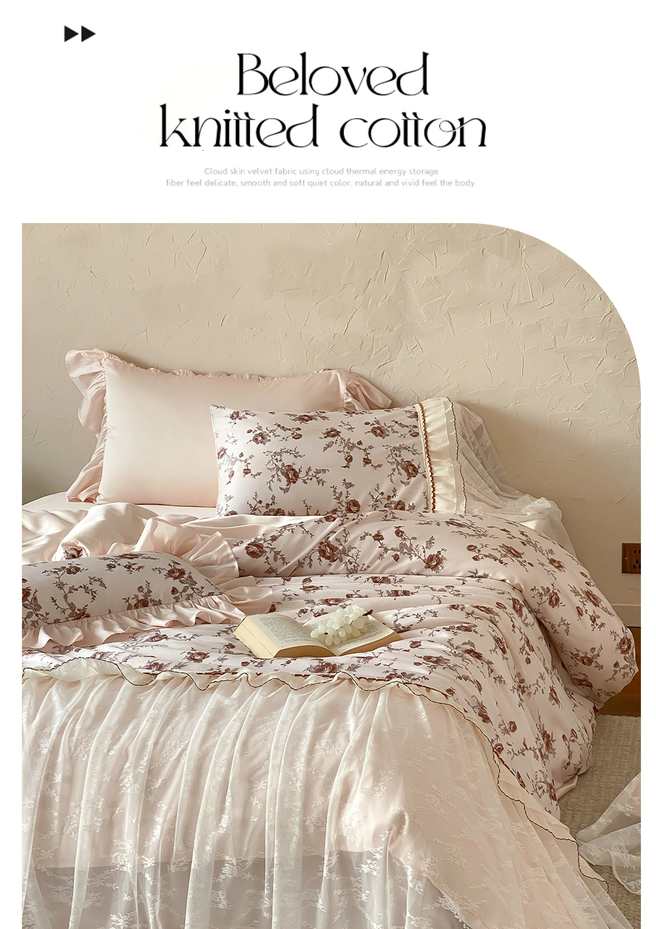 Soft-French-Vintage-Floral-Tencel-Cotton-Duvet-Cover-4-Piece-Bedding-Set09