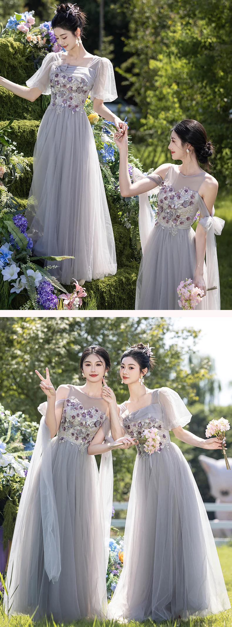 Charming-Light-Gray-Floral-Embroidery-Bridesmaid-Party-Formal-Maxi-Dress11