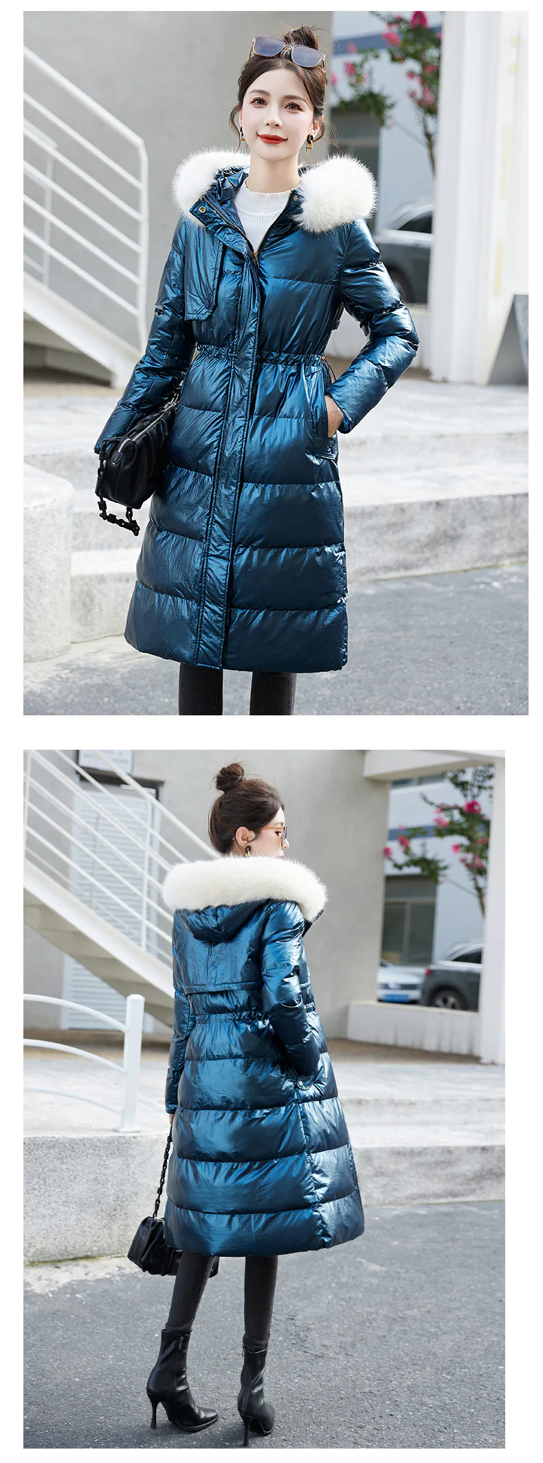 Ladies-Fashion-Casual-Loose-Fit-Faux-Fur-Collar-Puffer-Jacket-Coat18