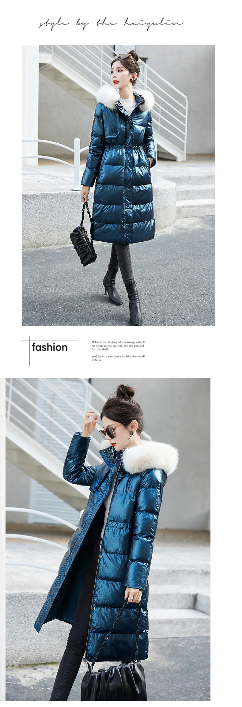 Ladies-Fashion-Casual-Loose-Fit-Faux-Fur-Collar-Puffer-Jacket-Coat20