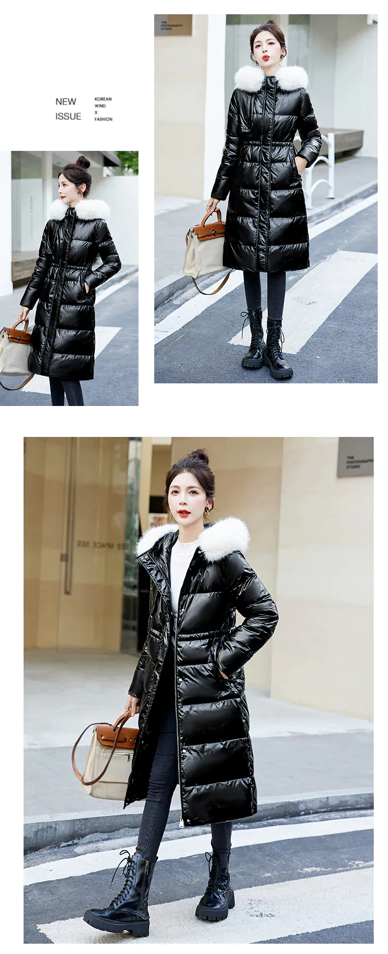 Ladies-Fashion-Casual-Loose-Fit-Faux-Fur-Collar-Puffer-Jacket-Coat23