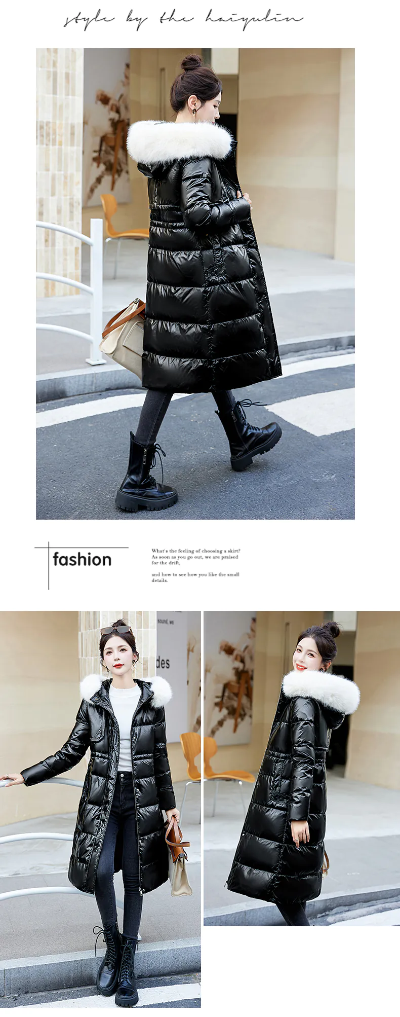 Ladies-Fashion-Casual-Loose-Fit-Faux-Fur-Collar-Puffer-Jacket-Coat24