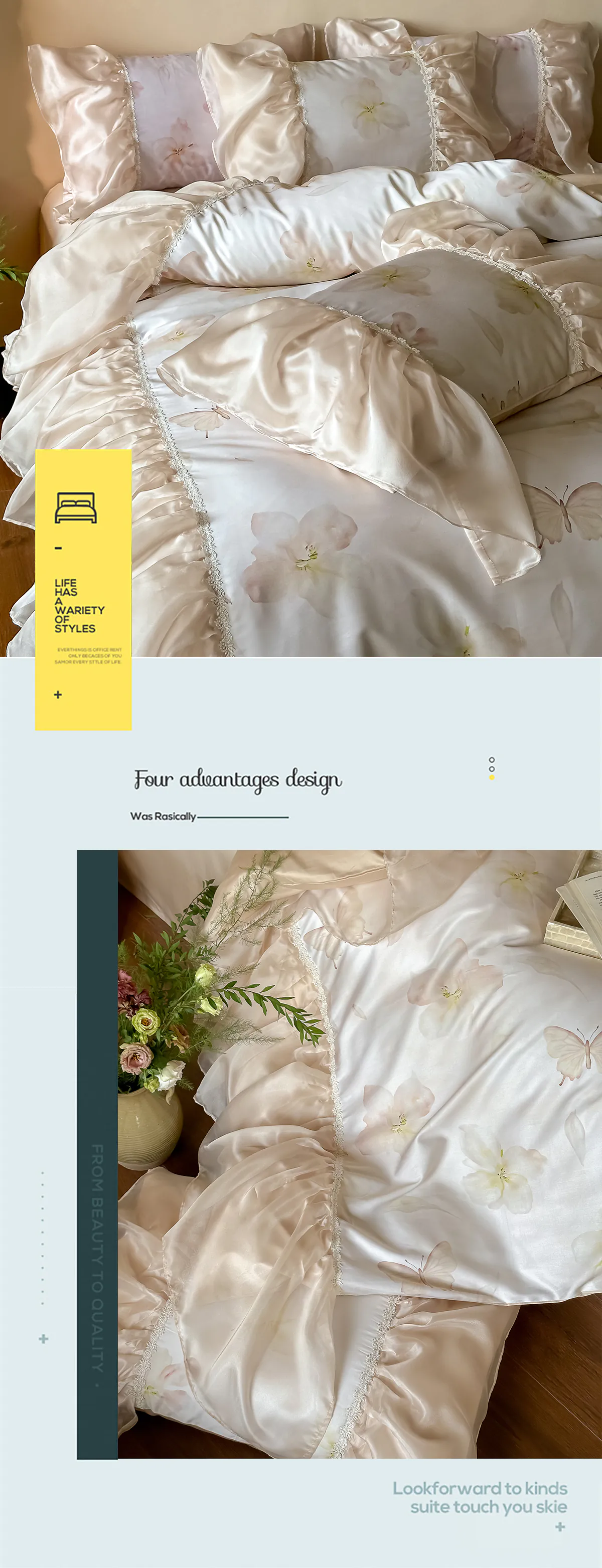 Modern-Style-Floral-Butterfly-Print-Cotton-Bedding-Set-Full-Queen-King-Size17