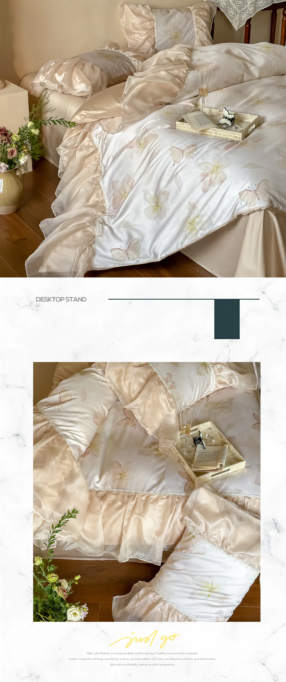 Modern-Style-Floral-Butterfly-Print-Cotton-Bedding-Set-Full-Queen-King-Size19