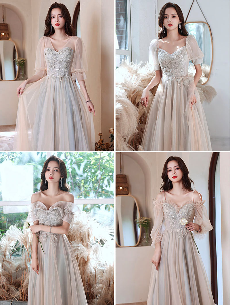 Multiway Maxi Bridesmaid Dress Wedding Guest Long Formal Outfit05