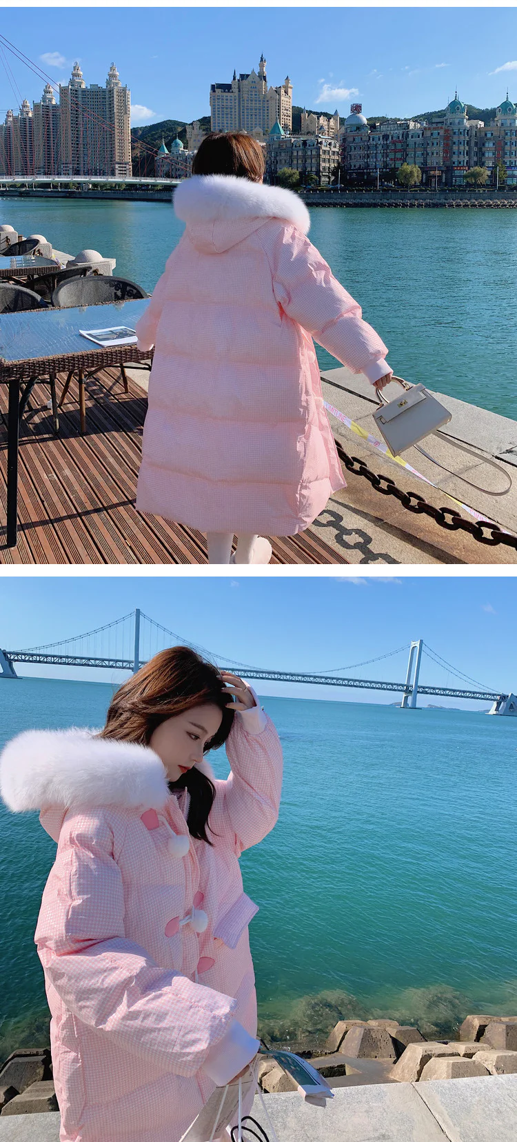 Pink-Oversized-Puffer-Jacket-Thermal-Long-Coat-with-Faux-Fur-Hood12
