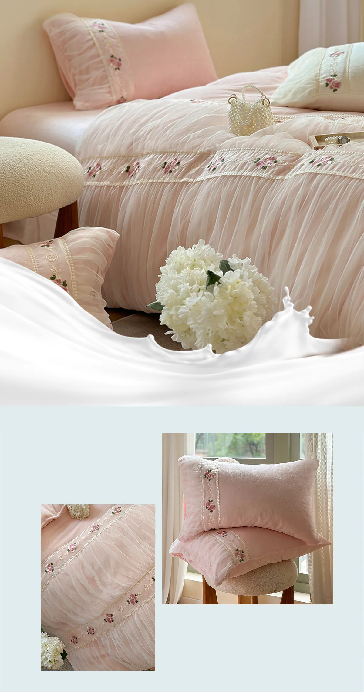 Romantic-Princess-Embroidery-Milk-Velvet-Ruffle-Bedding-Set29