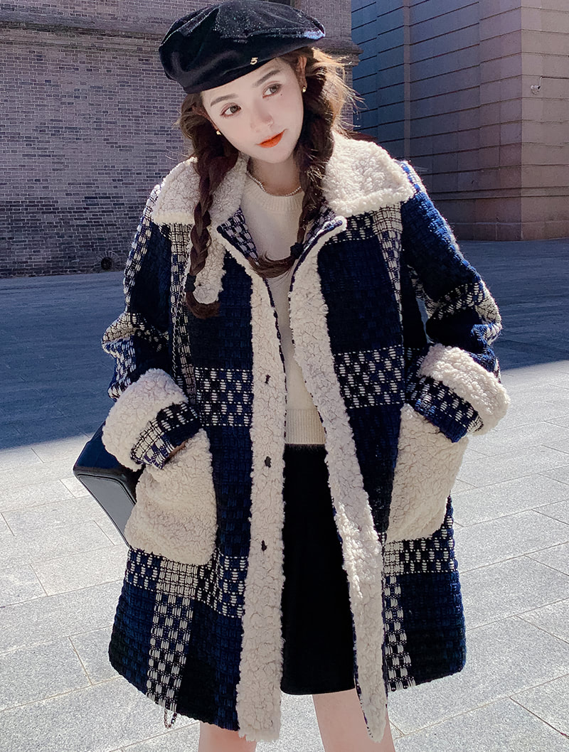 Vintage Autumn Winter Lamb Wool Coat Thermal Casual Overcoat03