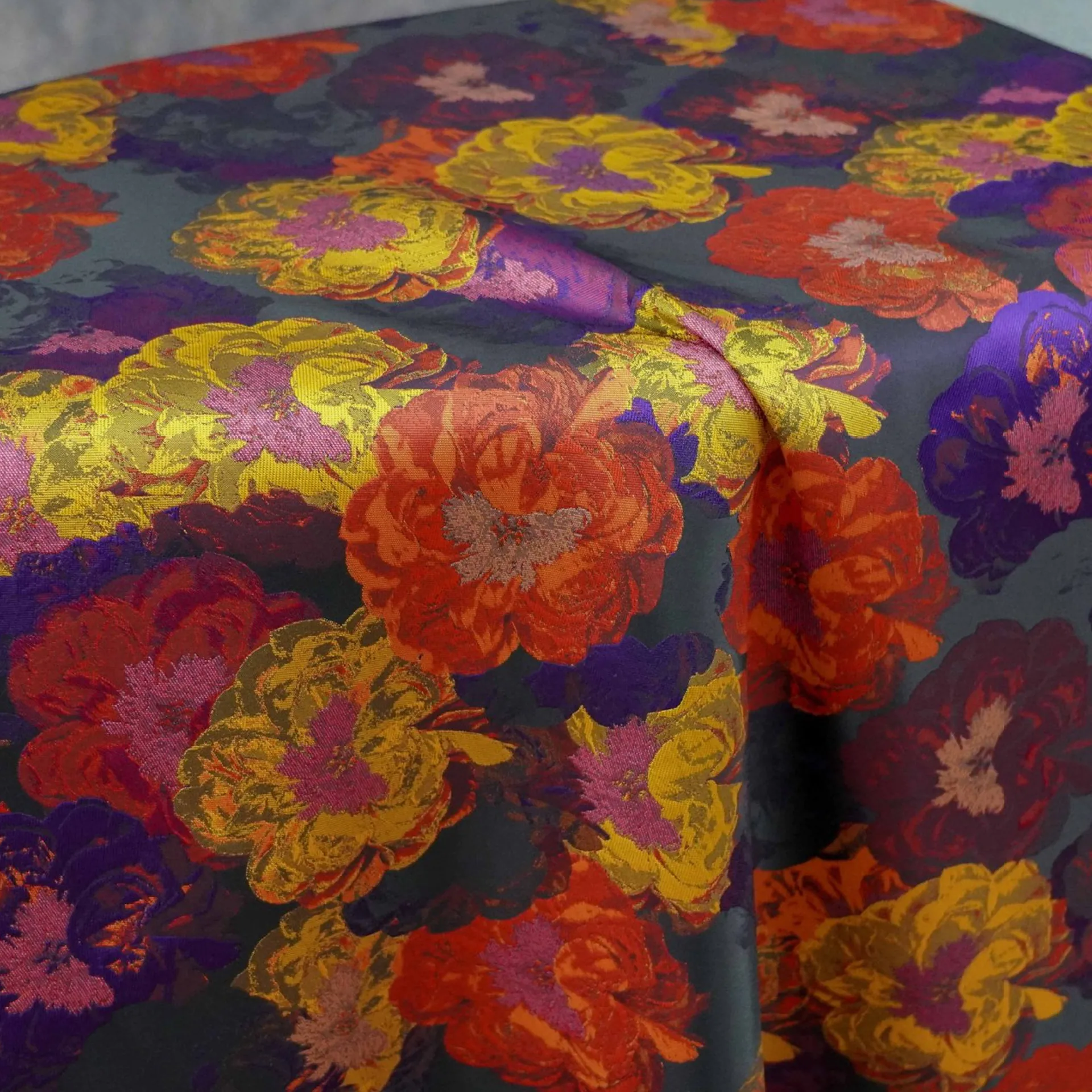 Vintage Colorful Oil Painting Floral DIY Apparel Upholstery Craftwork Fabric09 Vintage Colorful Oil Painting Floral DIY Apparel Upholstery Craftwork Fabric09
