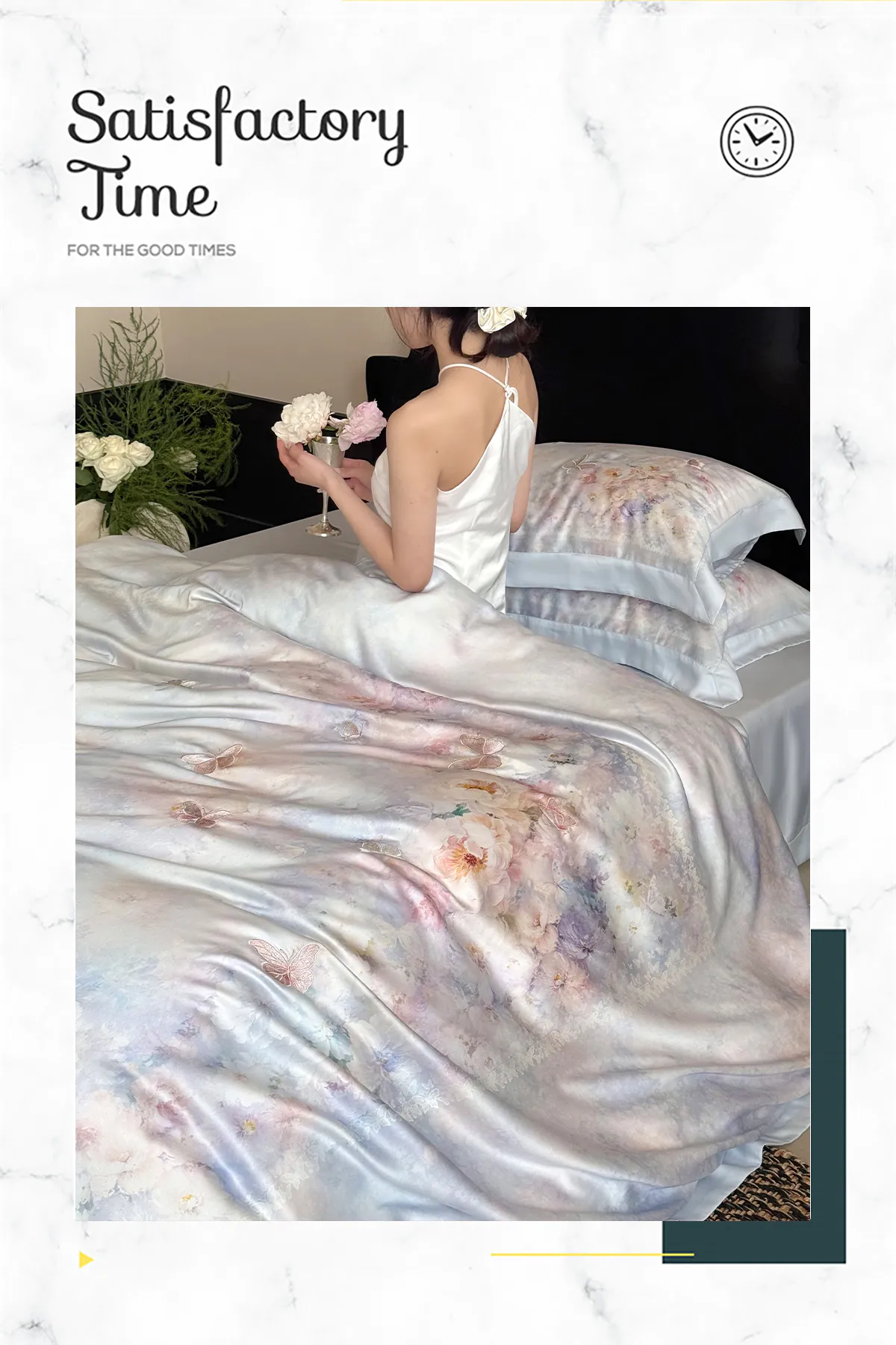 Aesthetic-Pastel-Watercolor-Floral-Print-Tencel-Lyocell-Cotton-Bedding-Set16