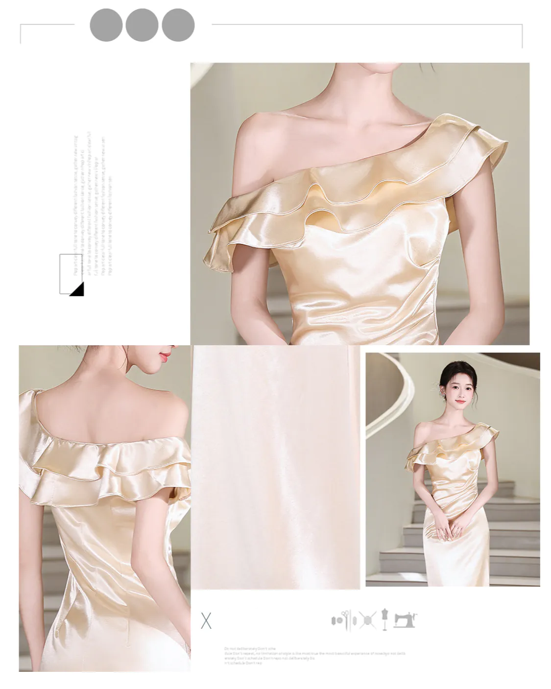 Champagne-One-Shoulder-Asymmetrical-Ruffle-Neckline-Satin-Evening-Dress08
