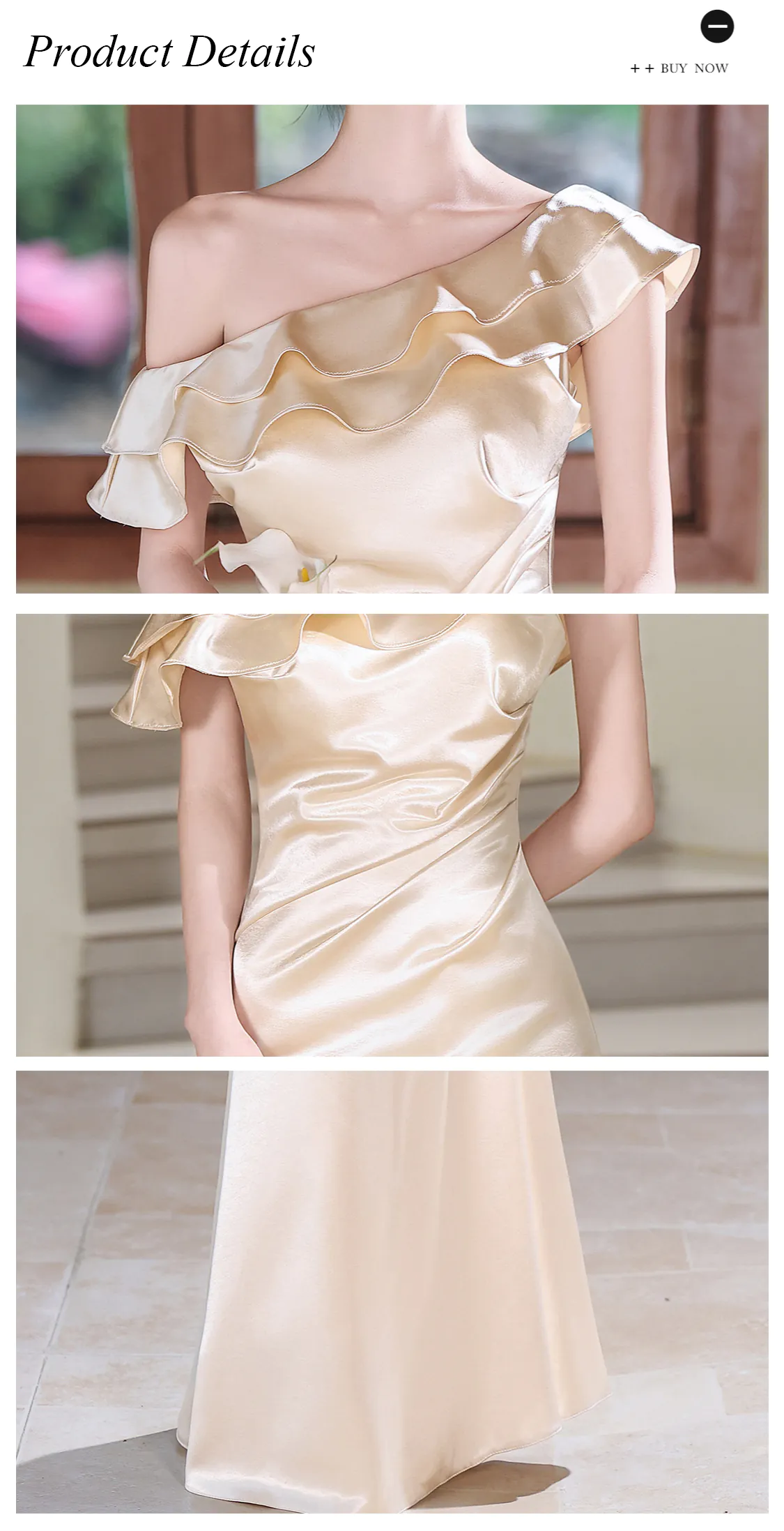Champagne-One-Shoulder-Asymmetrical-Ruffle-Neckline-Satin-Evening-Dress15