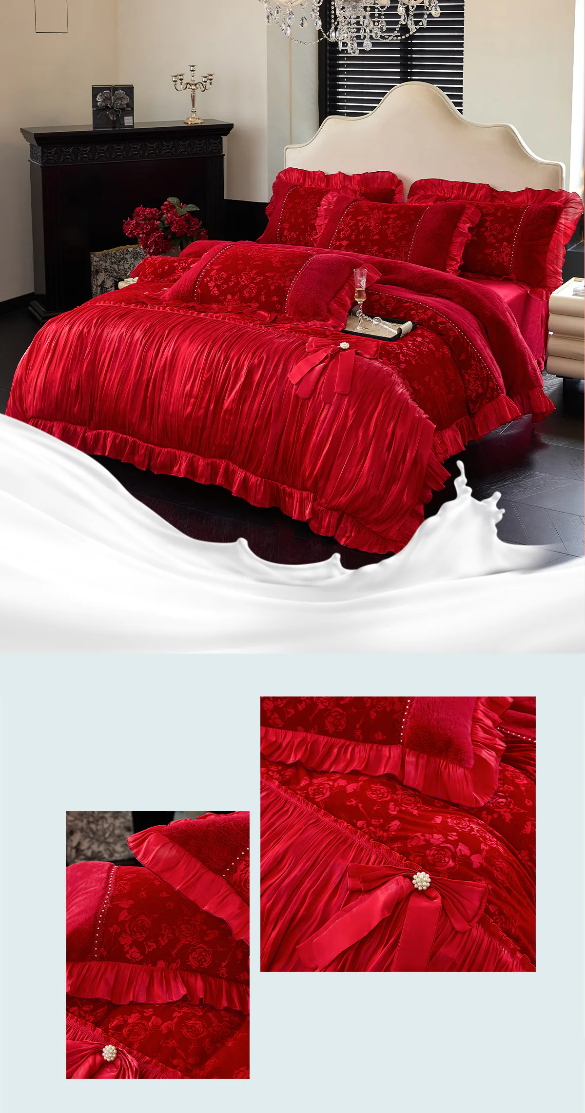 Cozy-250g-High-Weight-Ruffled-Edge-Fleece-Milk-Velvet-Bedding-Set20
