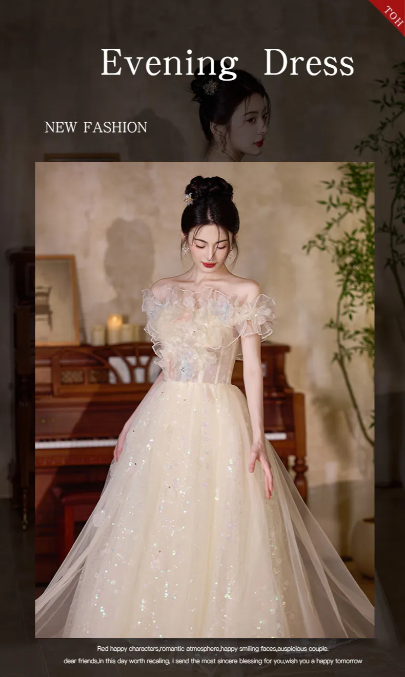 Dreamy-Champagne-Off-Shoulder-3D-Floral-Shimmer-Tulle-Formal-Dress07