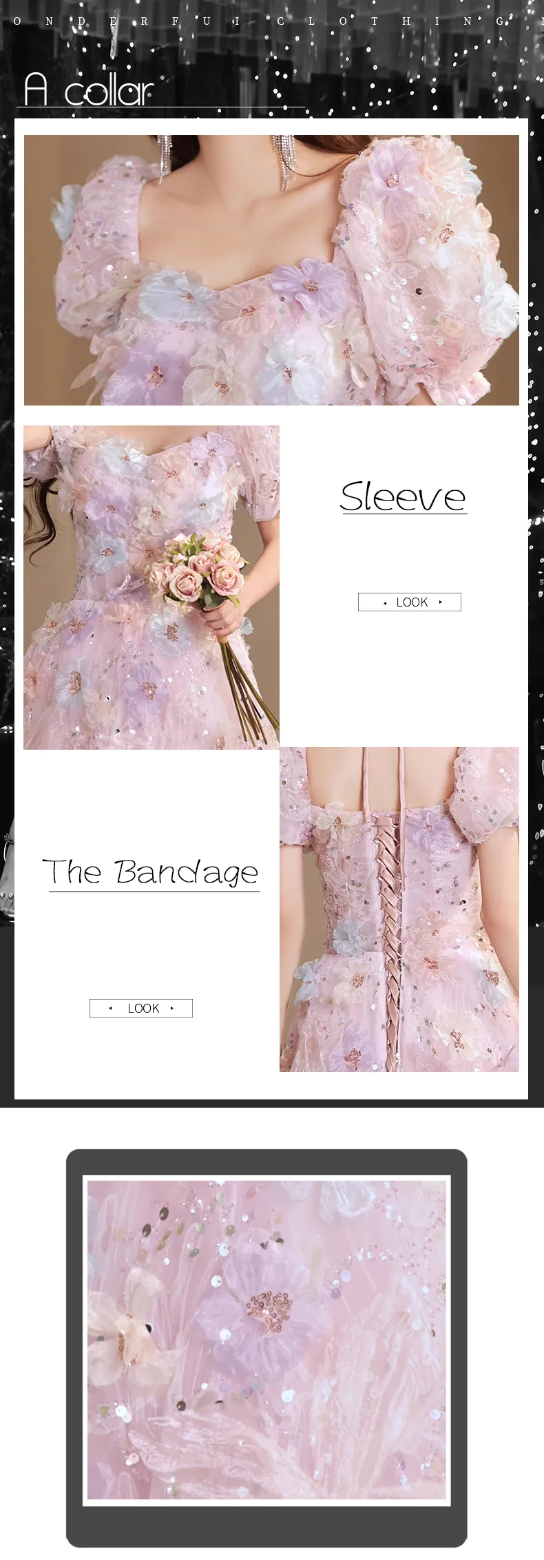 Elegant-Princess-Style-Pink-Cocktail-Engagement-Floral-Evening-Gown09