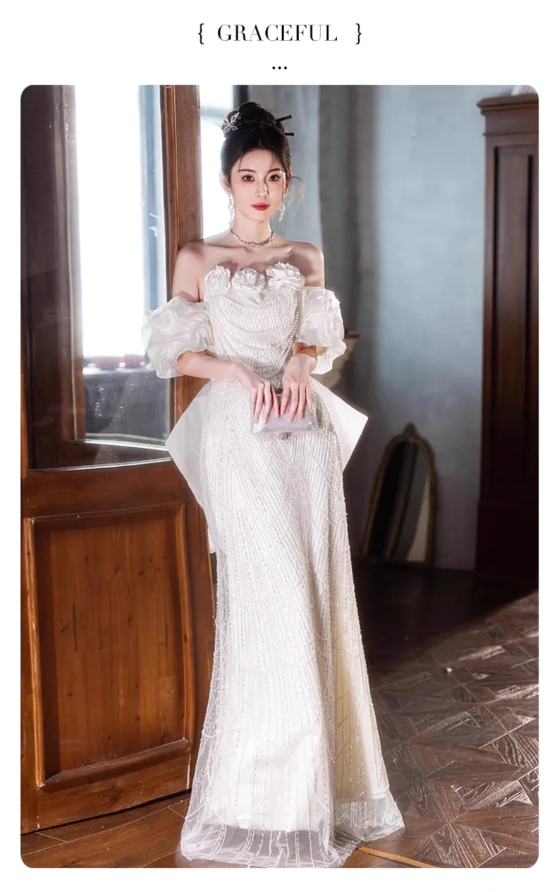 Elegant-White-Off-Shoulder-Pearl-Embellished-Banquet-Evening-Dress13