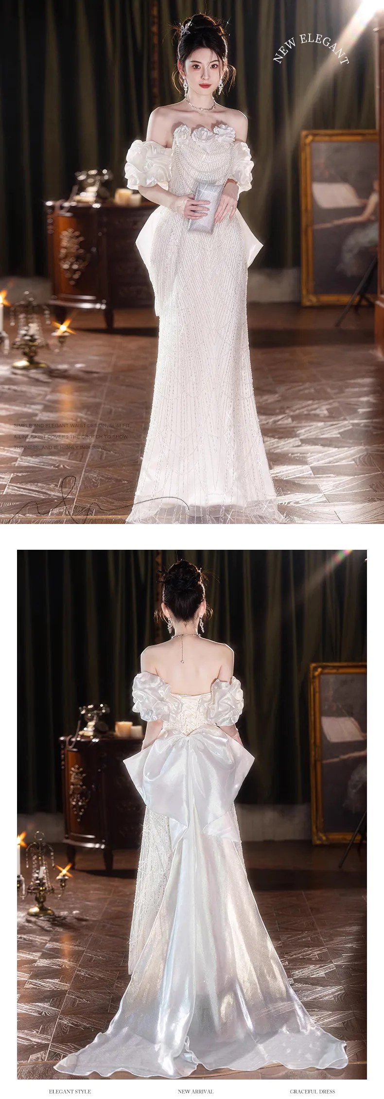 Elegant-White-Off-Shoulder-Pearl-Embellished-Banquet-Evening-Dress15