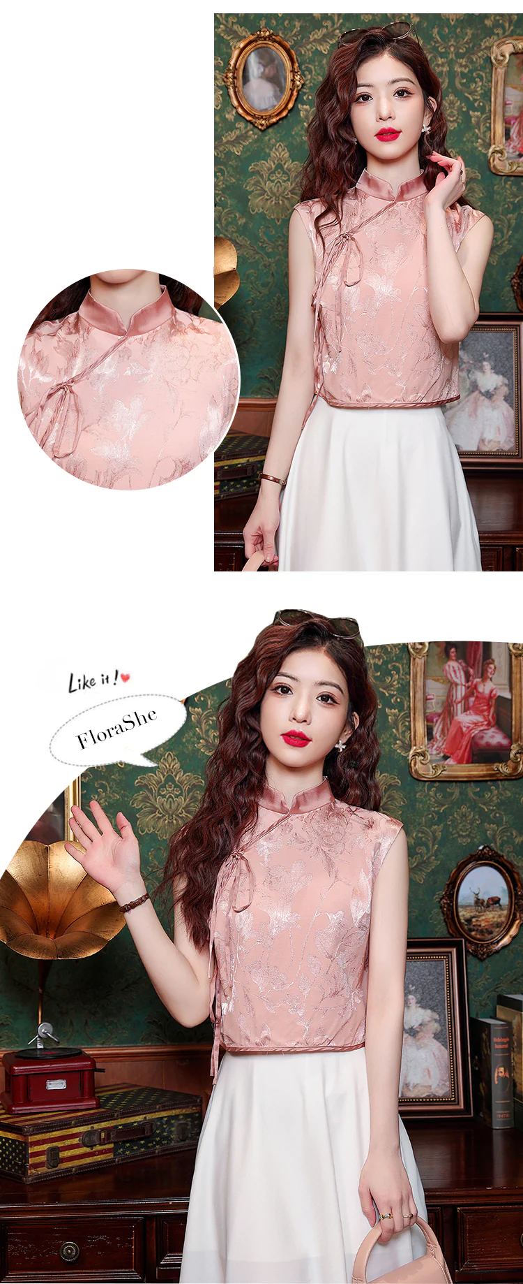 Romantic-Pink-Short-Sleeve-Floral-Jacquard-Summer-Casual-Shirt09