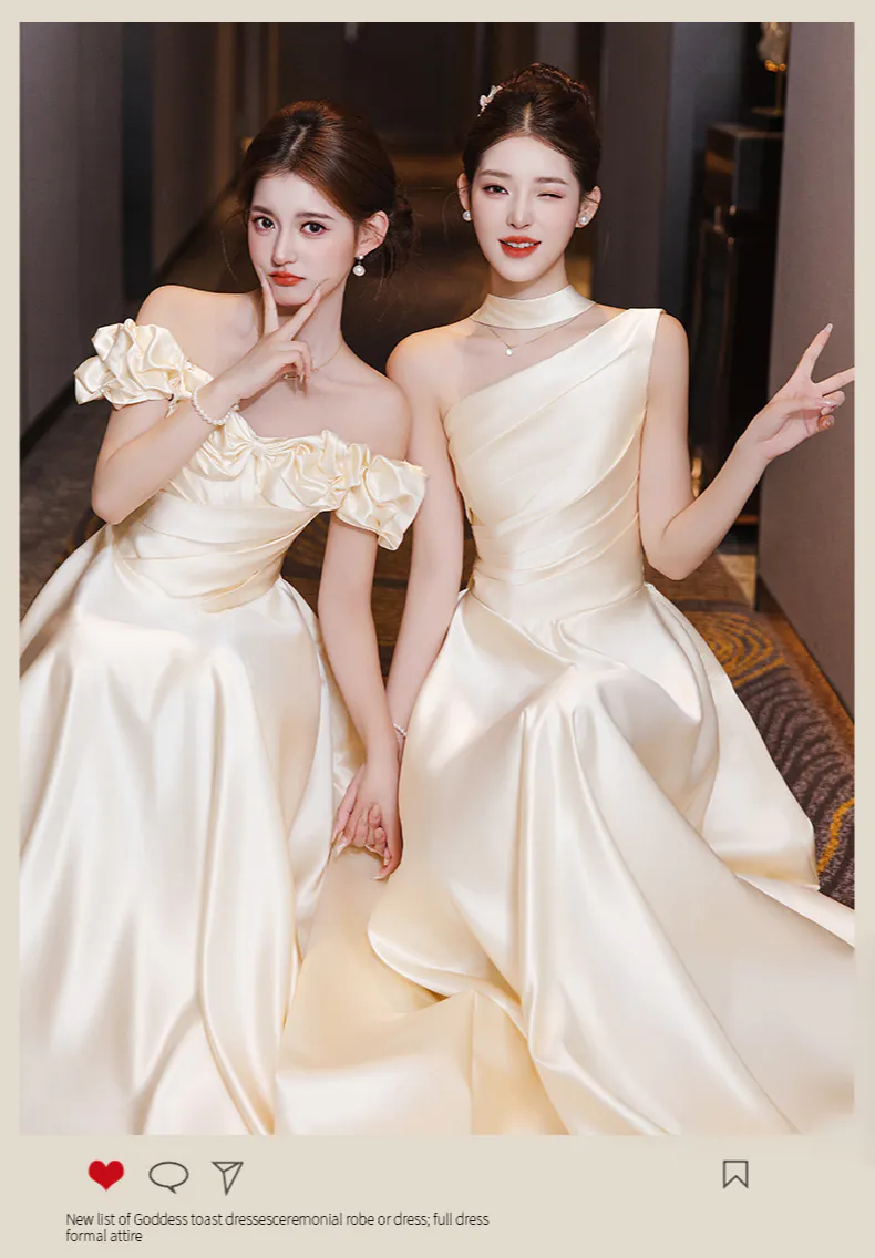 Simple-Champagne-Satin-Bridesmaid-Party-Dress-Wedding-Guest-Outfit07