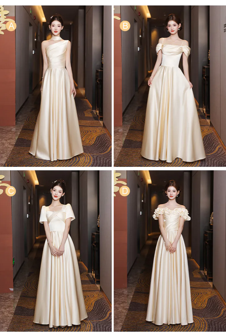 Simple-Champagne-Satin-Bridesmaid-Party-Dress-Wedding-Guest-Outfit08