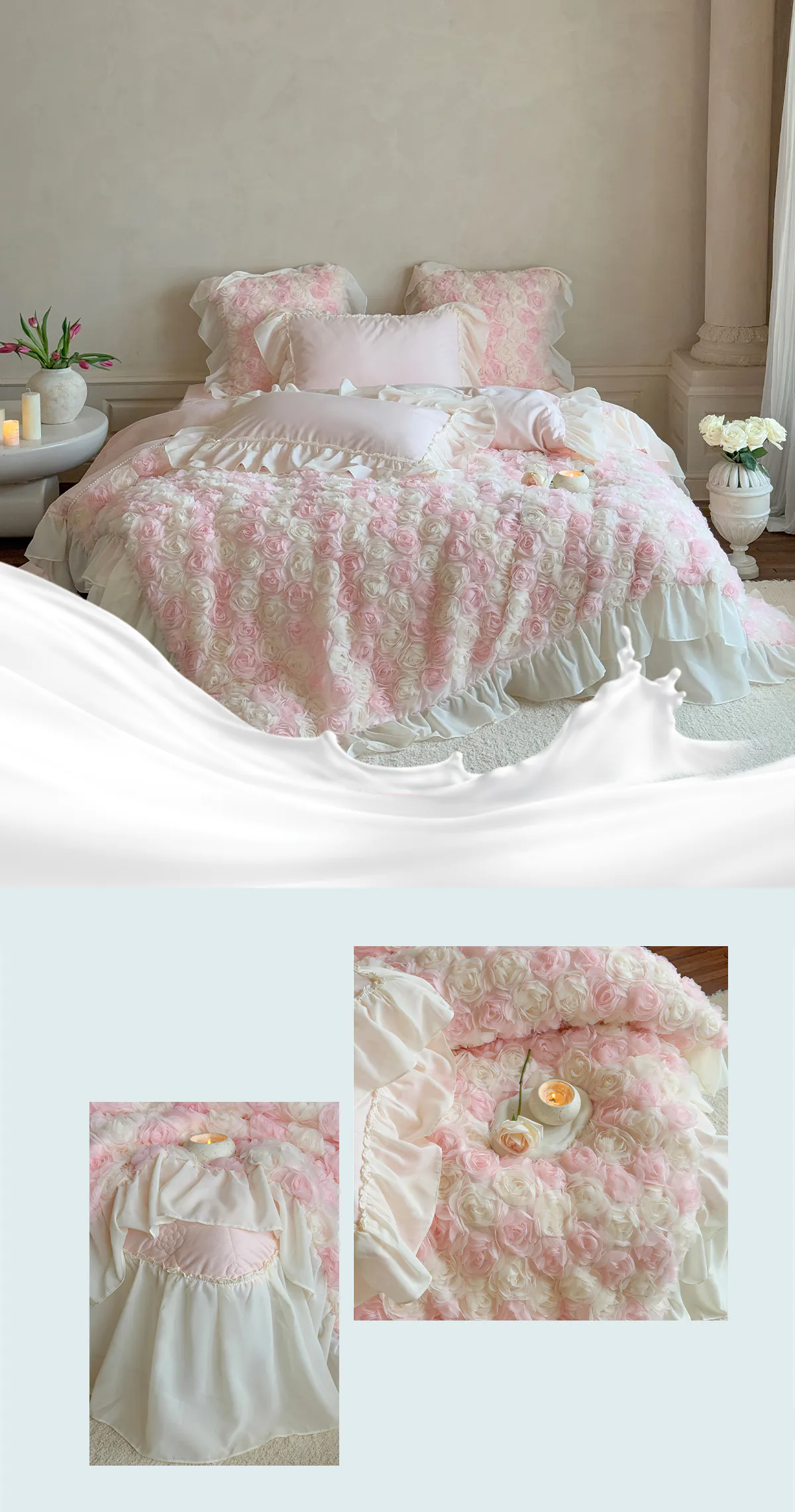 Soft-Princess-100S-Long-Staple-Cotton-3D-Rose-Ruffle-Edge-Bedding-Set11