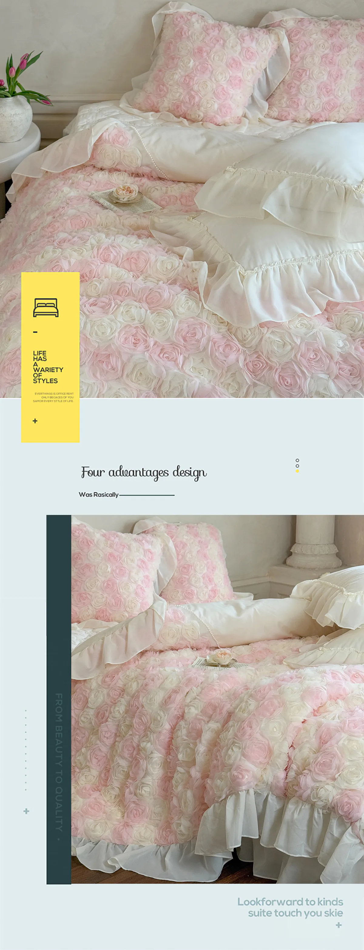 Soft-Princess-100S-Long-Staple-Cotton-3D-Rose-Ruffle-Edge-Bedding-Set15
