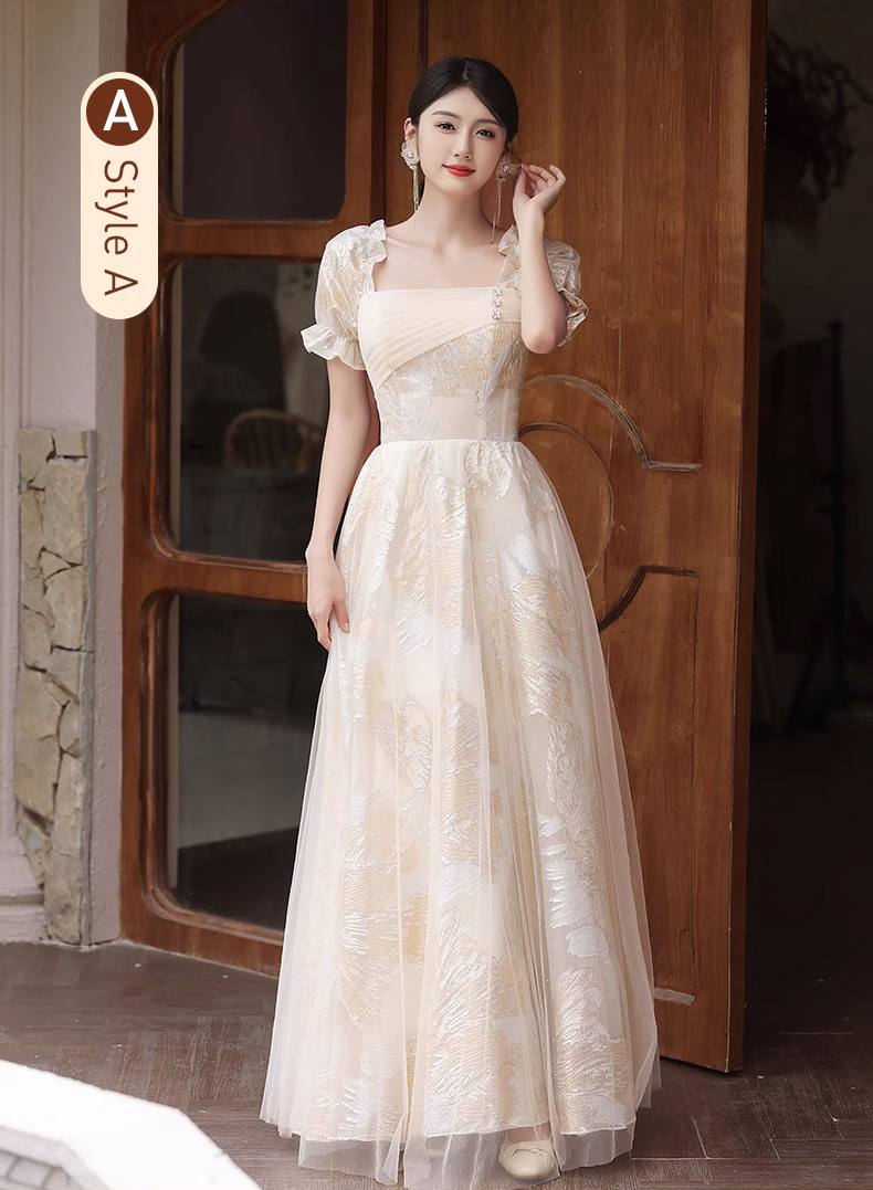 Sweet-Champagne-Wedding-Guest-Party-Bridesmaid-Long-Dress18