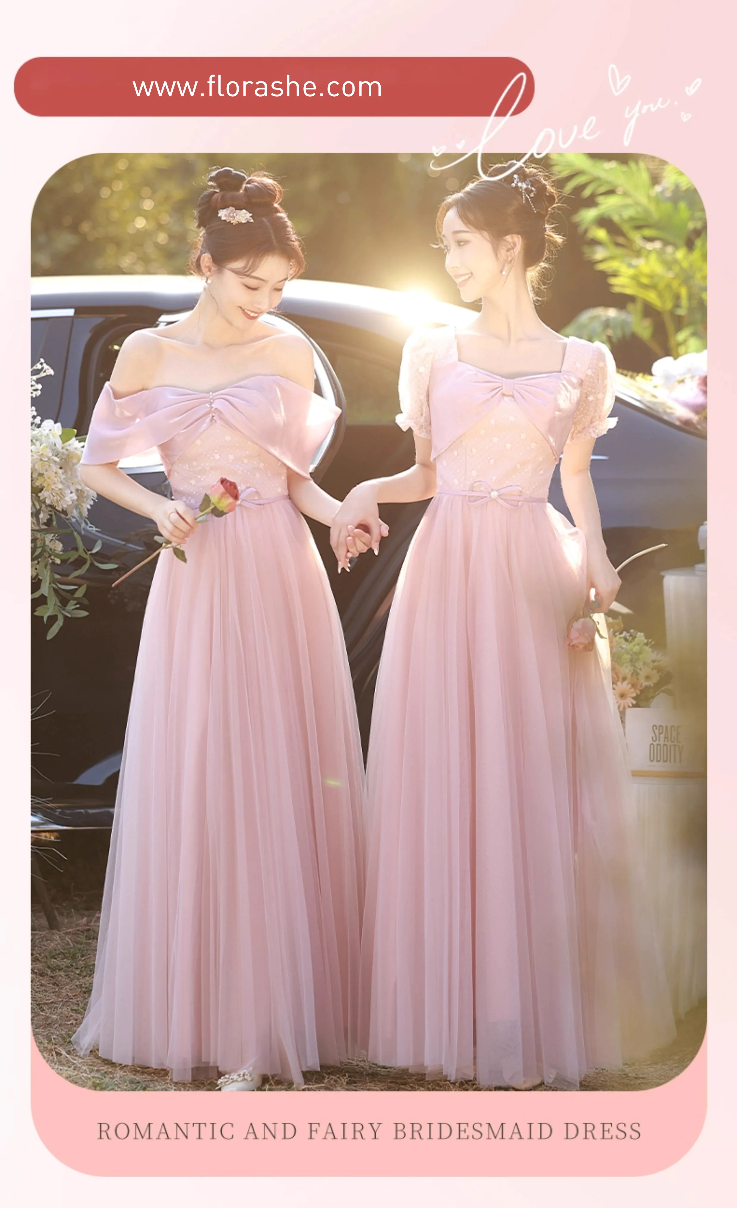 Sweet-Off-the-Shoulder-Pink-Birthday-Party-Bridesmaid-Dress-Evening-Gown12