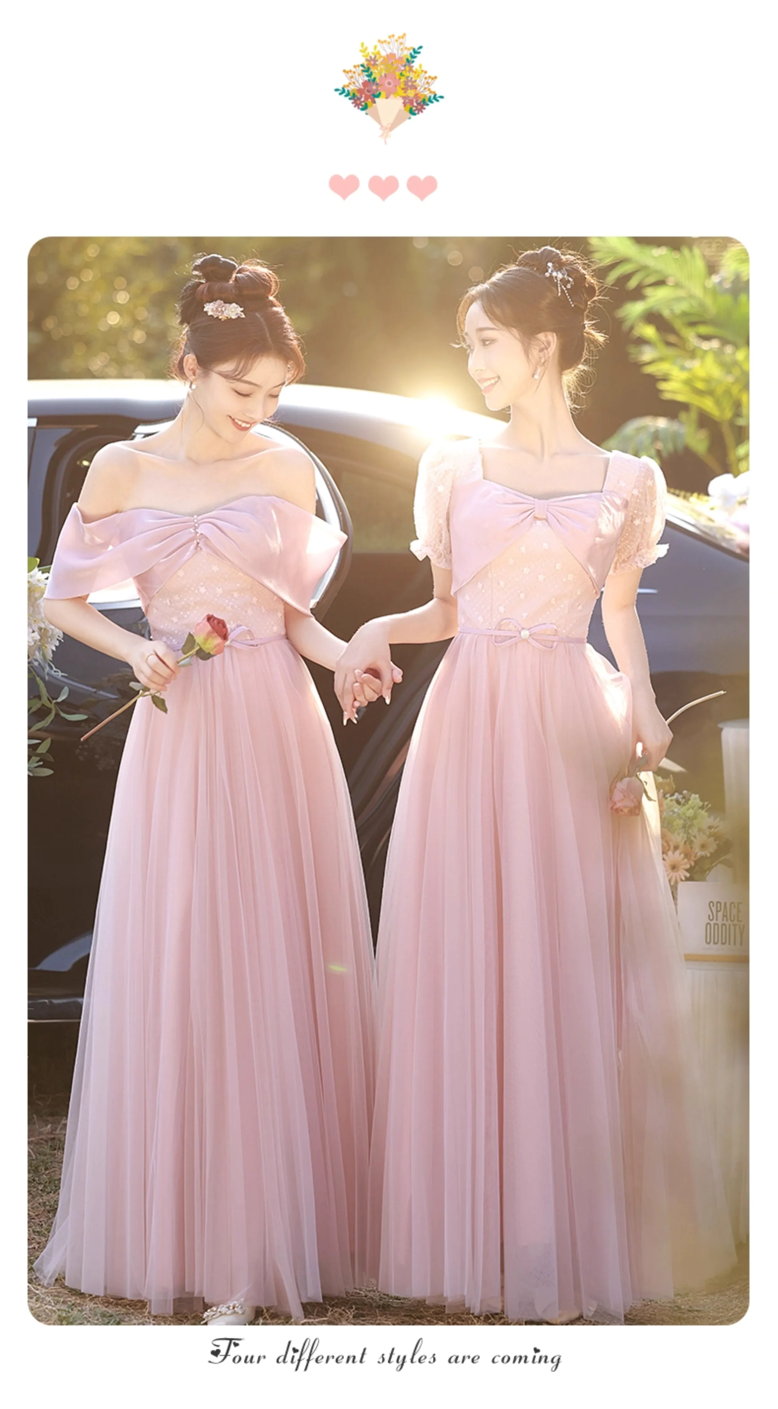 Sweet-Off-the-Shoulder-Pink-Birthday-Party-Bridesmaid-Dress-Evening-Gown17