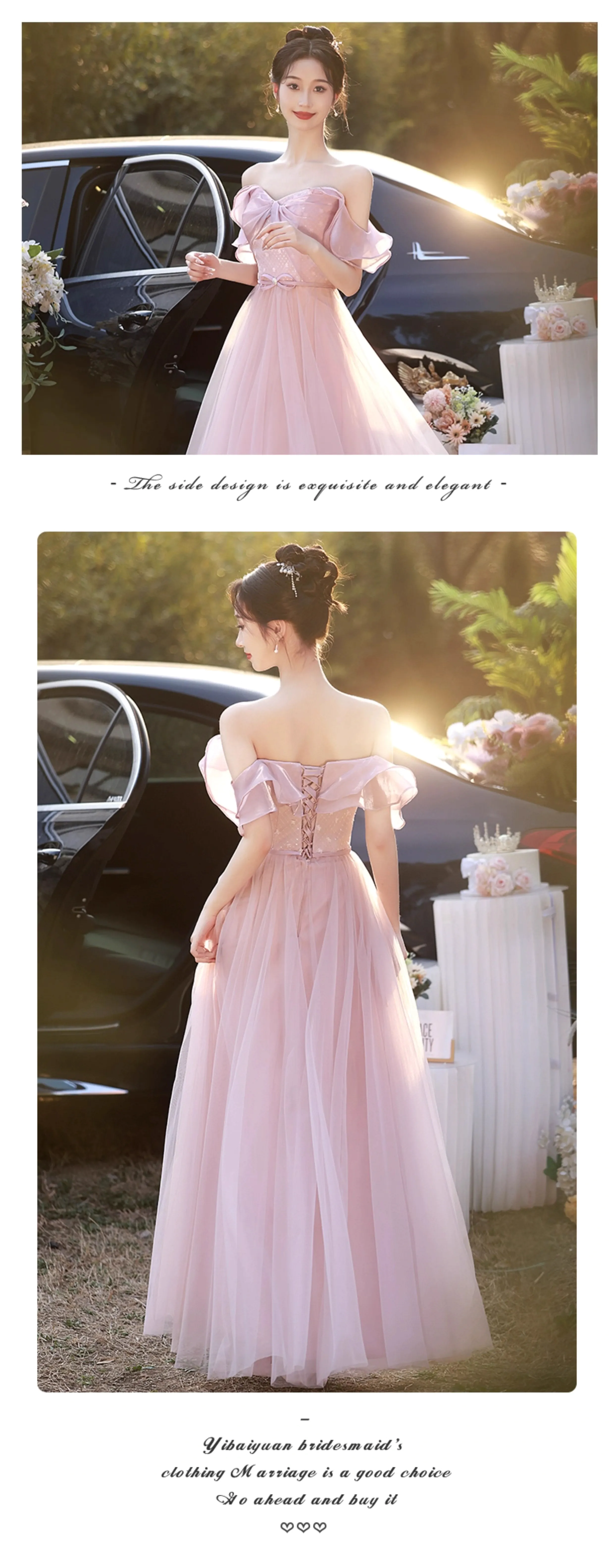Sweet-Off-the-Shoulder-Pink-Birthday-Party-Bridesmaid-Dress-Evening-Gown23