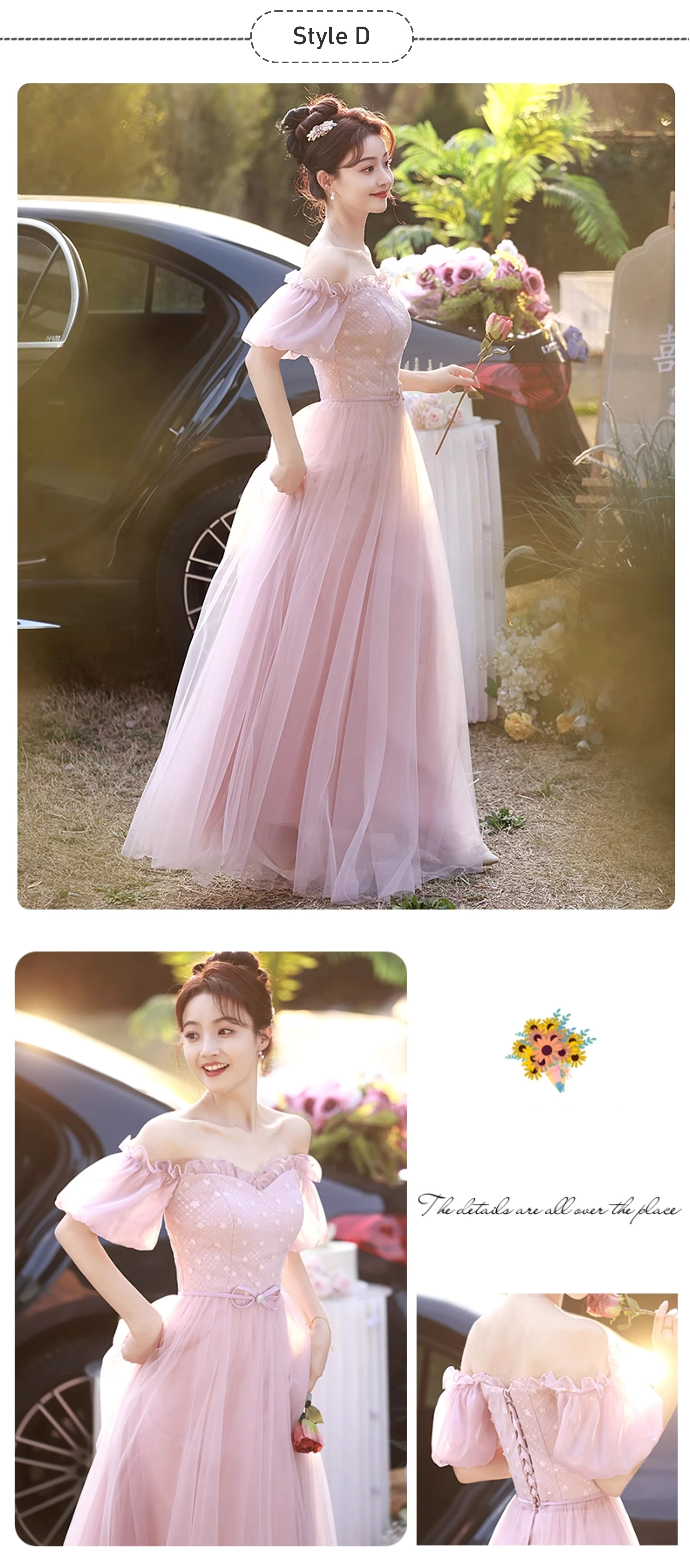 Sweet-Off-the-Shoulder-Pink-Birthday-Party-Bridesmaid-Dress-Evening-Gown24