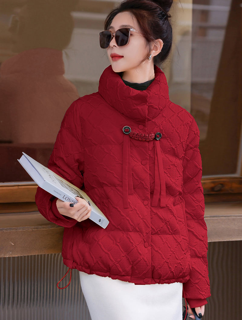 Women’s Packable Down Jacket Female Short Trend Parka Coat01