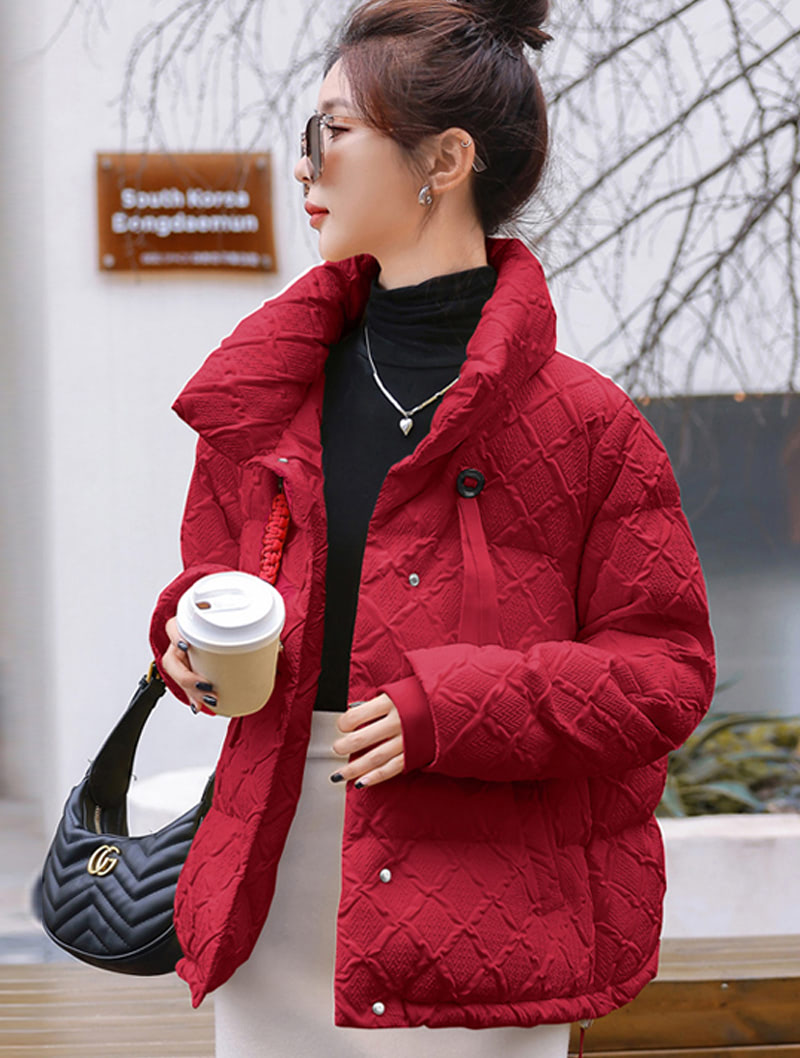 Women’s Packable Down Jacket Female Short Trend Parka Coat04