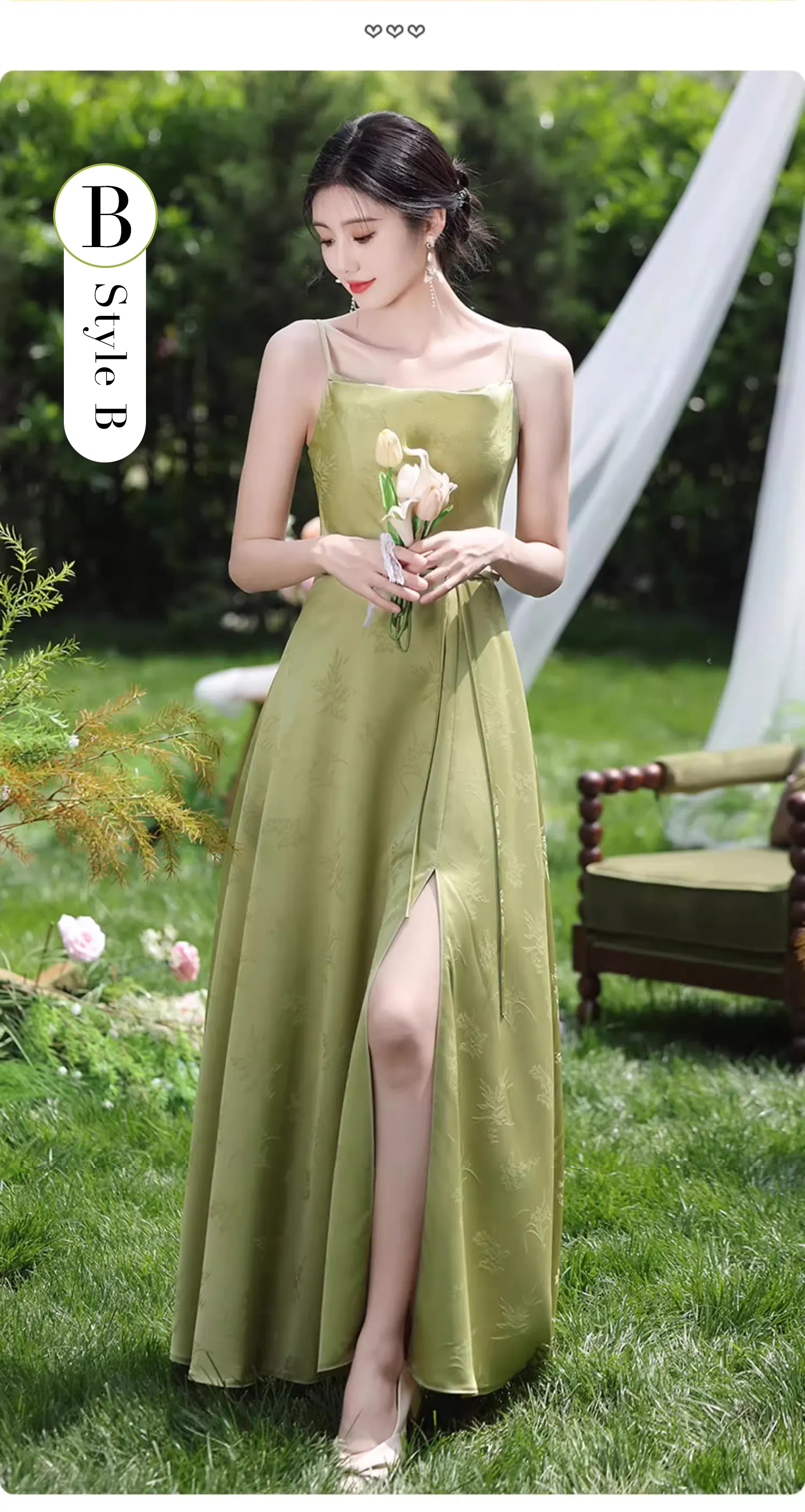 A-Line-Green-Jacquard-Boho-Wedding-Bridesmaid-Evening-Party-Dress21