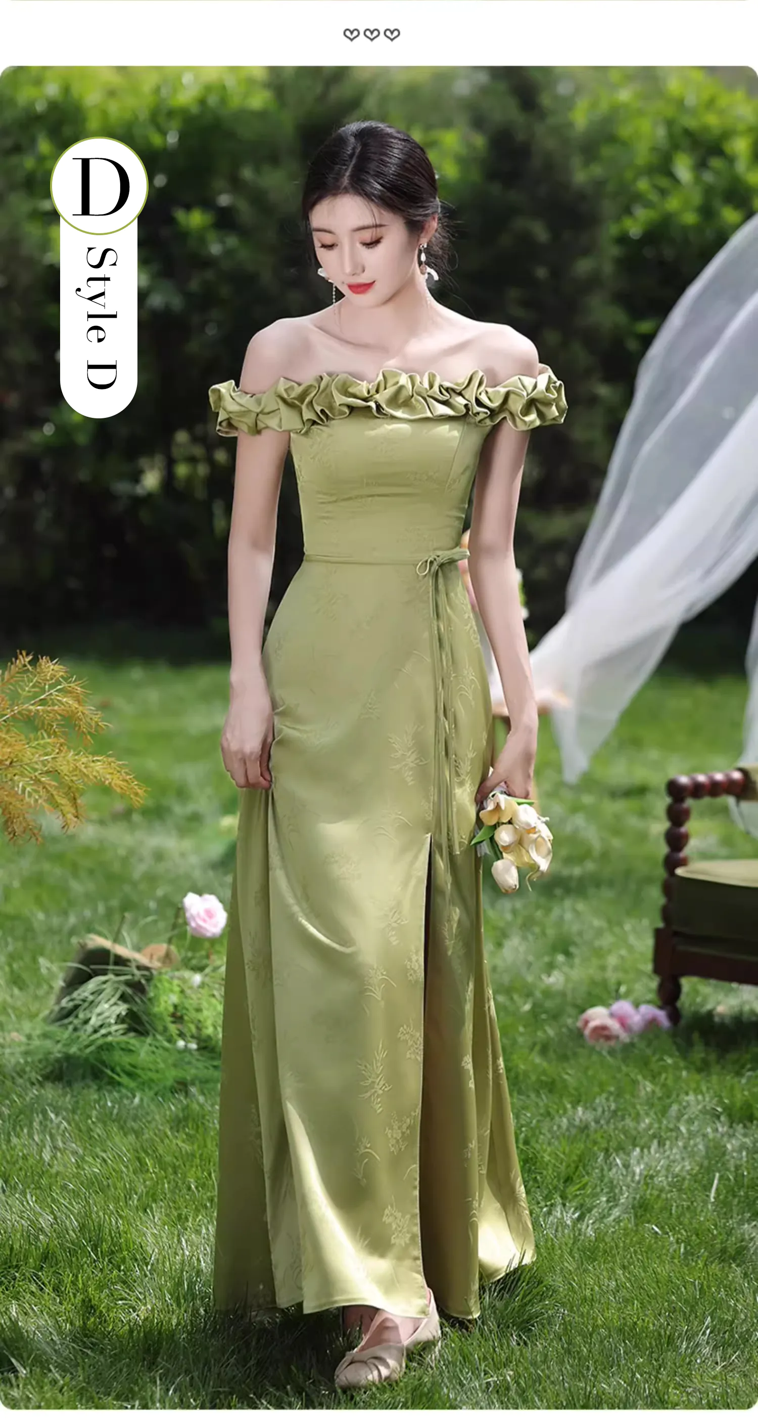 A-Line-Green-Jacquard-Boho-Wedding-Bridesmaid-Evening-Party-Dress27