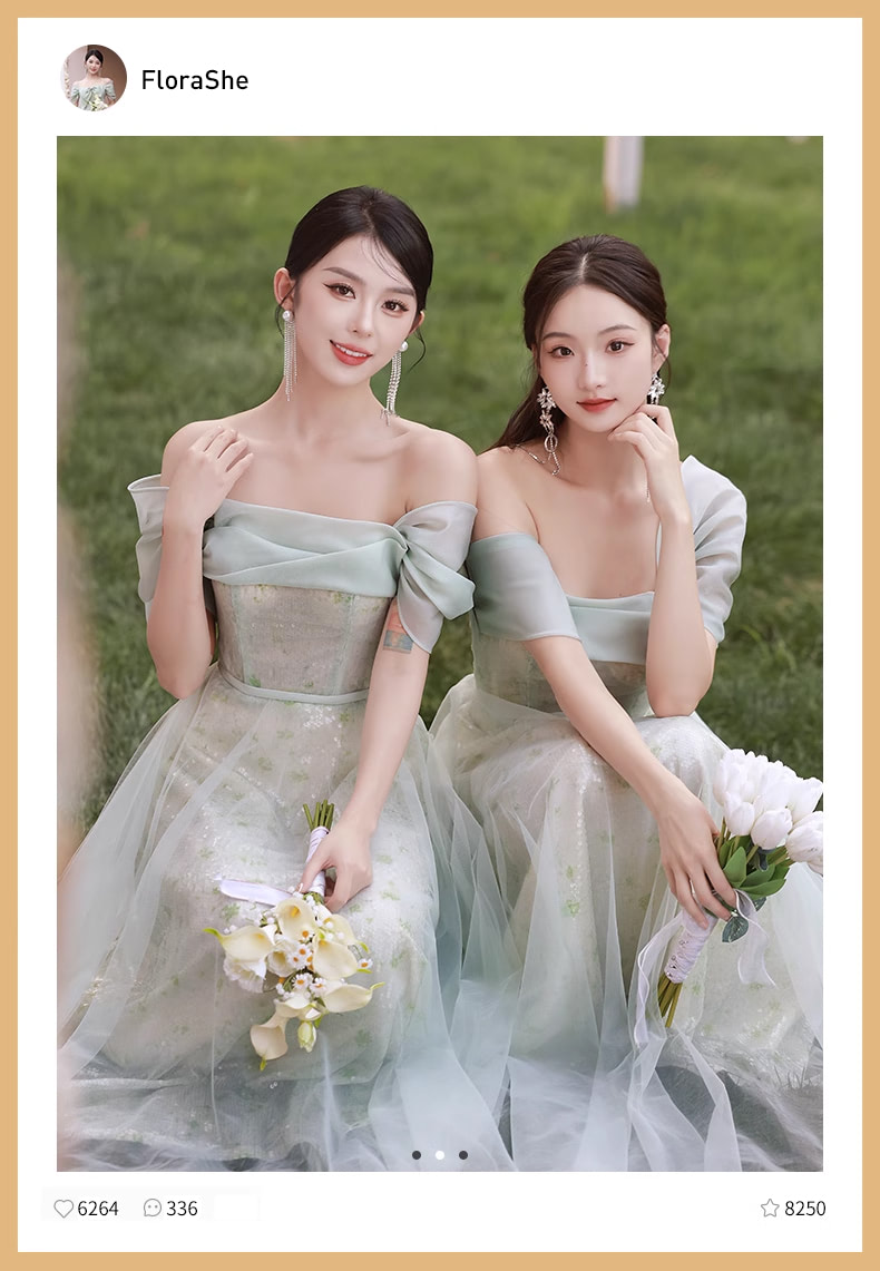 Aesthetic-Green-Floral-Boho-Wedding-Bridesmaid-Party-Long-Dress10