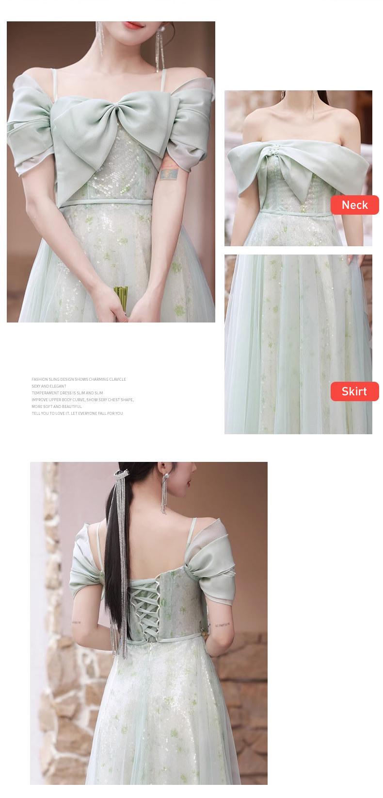 Aesthetic-Green-Floral-Boho-Wedding-Bridesmaid-Party-Long-Dress14