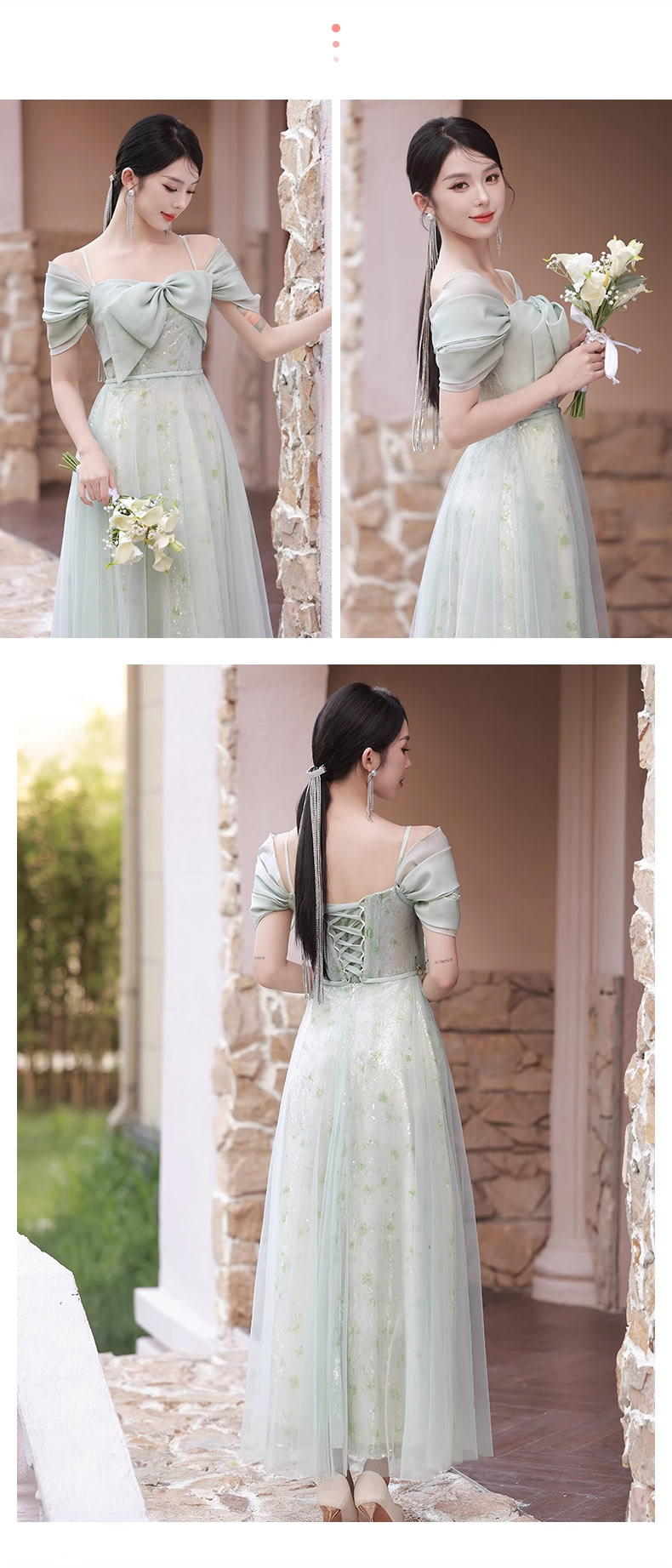 Aesthetic-Green-Floral-Boho-Wedding-Bridesmaid-Party-Long-Dress18