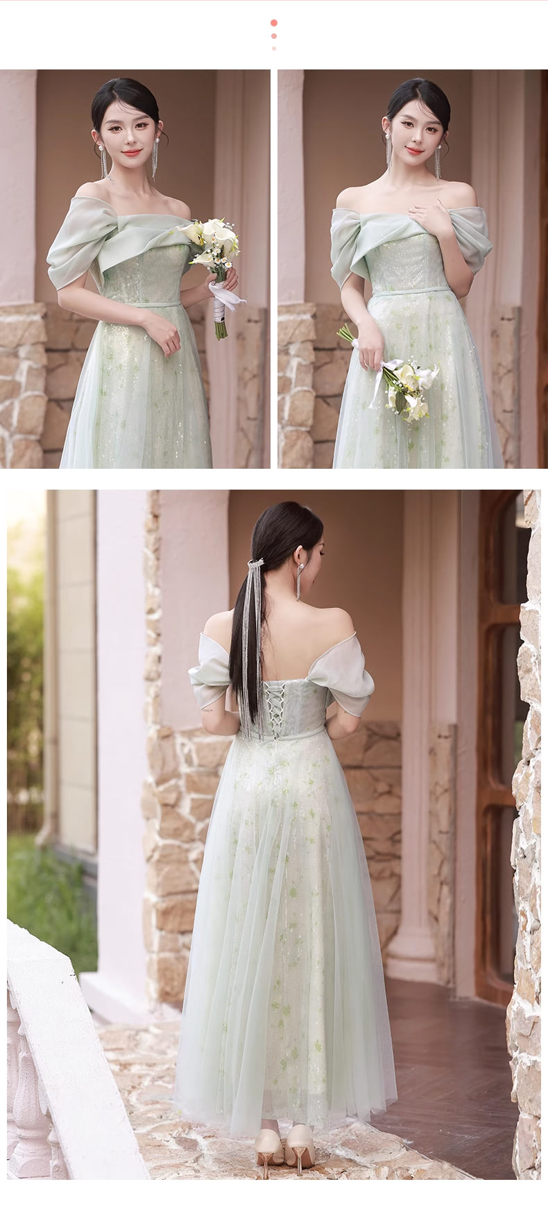 Aesthetic-Green-Floral-Boho-Wedding-Bridesmaid-Party-Long-Dress22