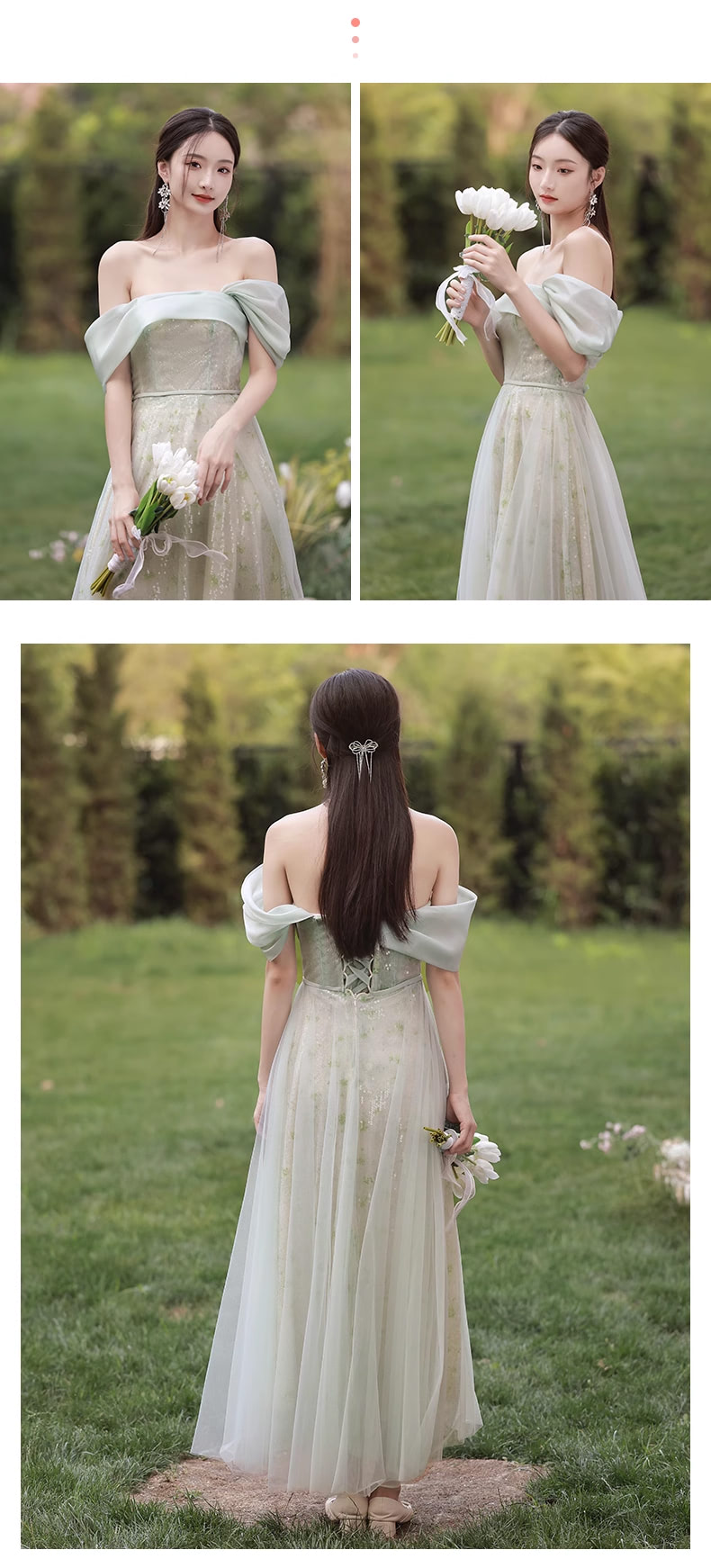 Aesthetic-Green-Floral-Boho-Wedding-Bridesmaid-Party-Long-Dress24
