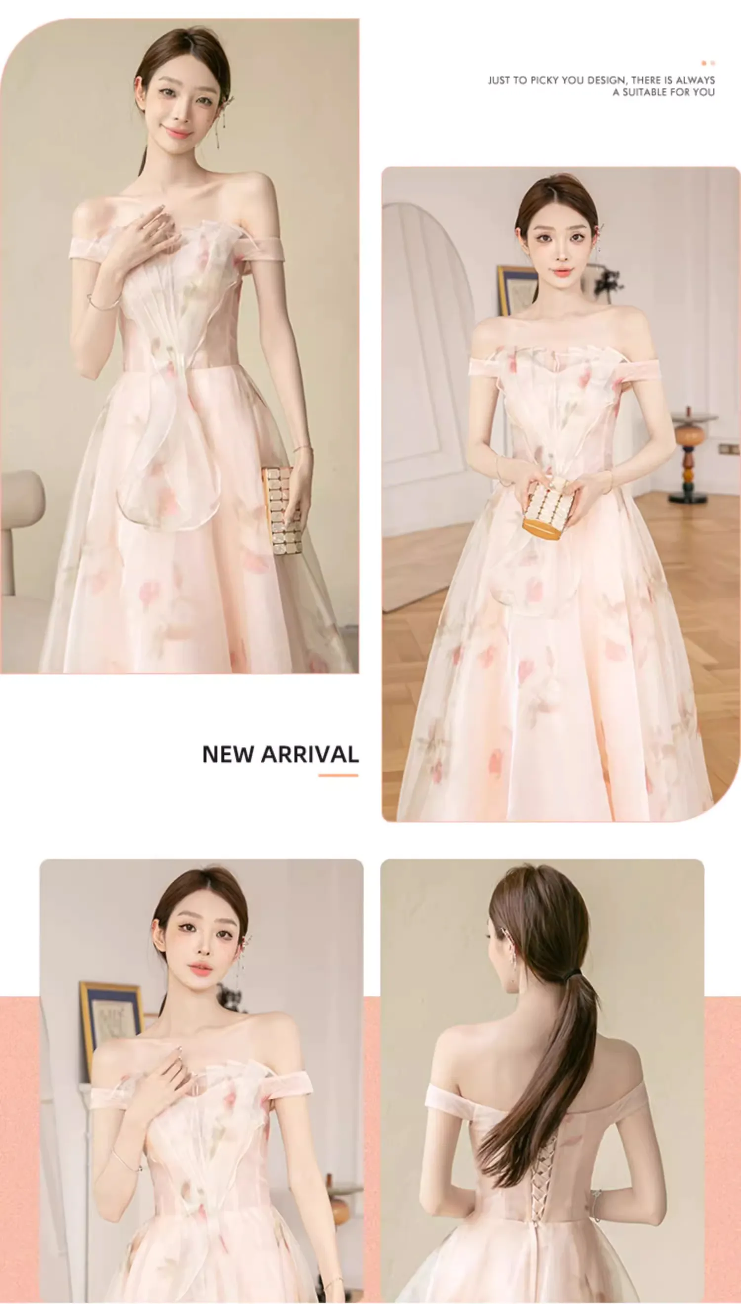 Chic-Floral-Chiffon-Engagement-Bridal-Party-Wedding-Guest-Attire-Outfit22