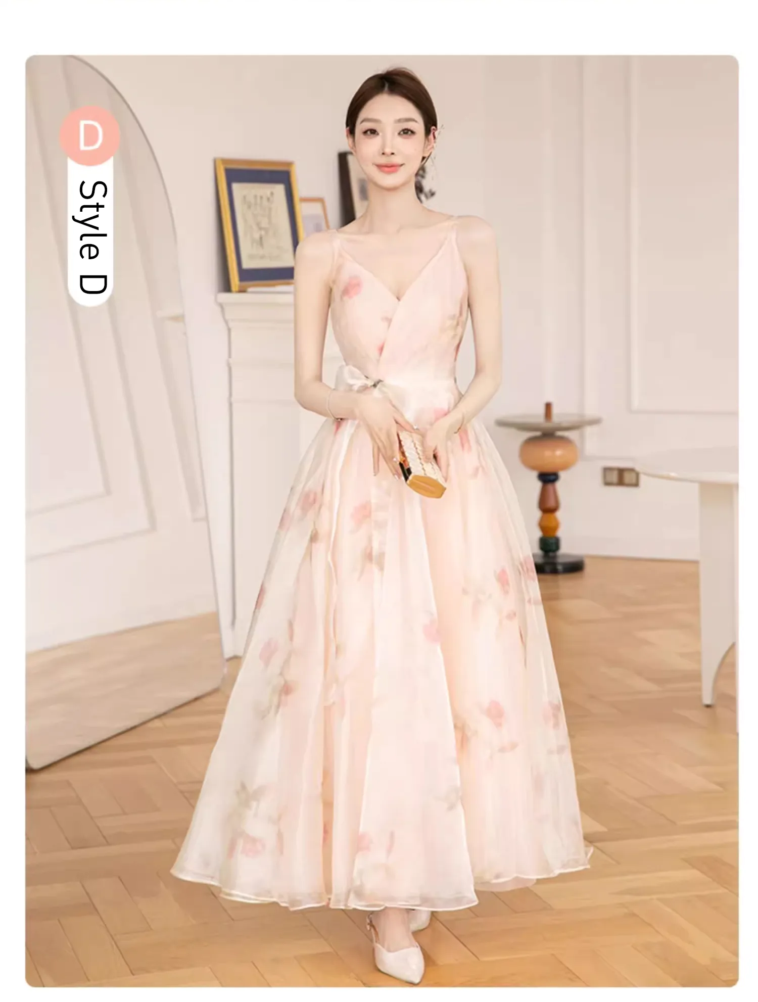 Chic-Floral-Chiffon-Engagement-Bridal-Party-Wedding-Guest-Attire-Outfit23