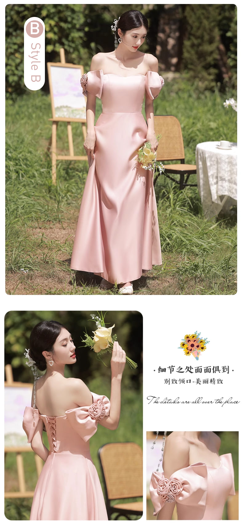 Chic-Womens-Pink-Satin-Bridesmaid-Cocktail-Party-Formal-Maxi-Dress17