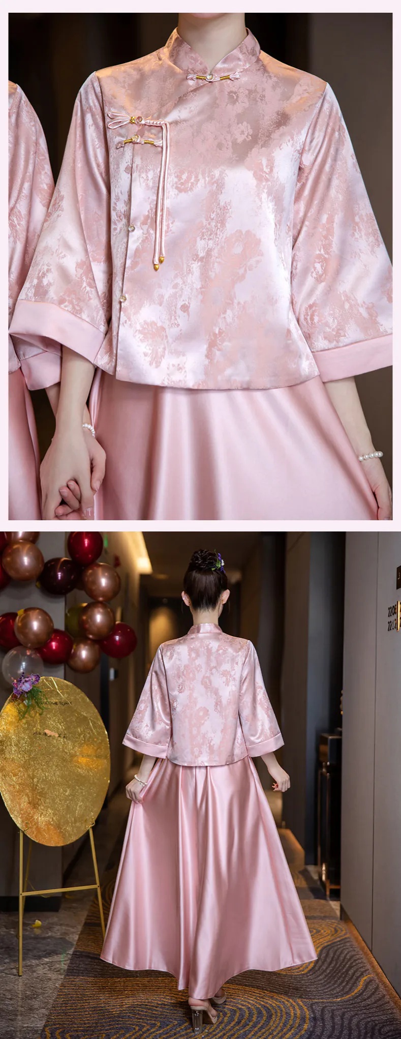 Classic-Chinese-Style-Frog-Button-Satin-Maid-of-Honor-Wedding-Guest-Dress18