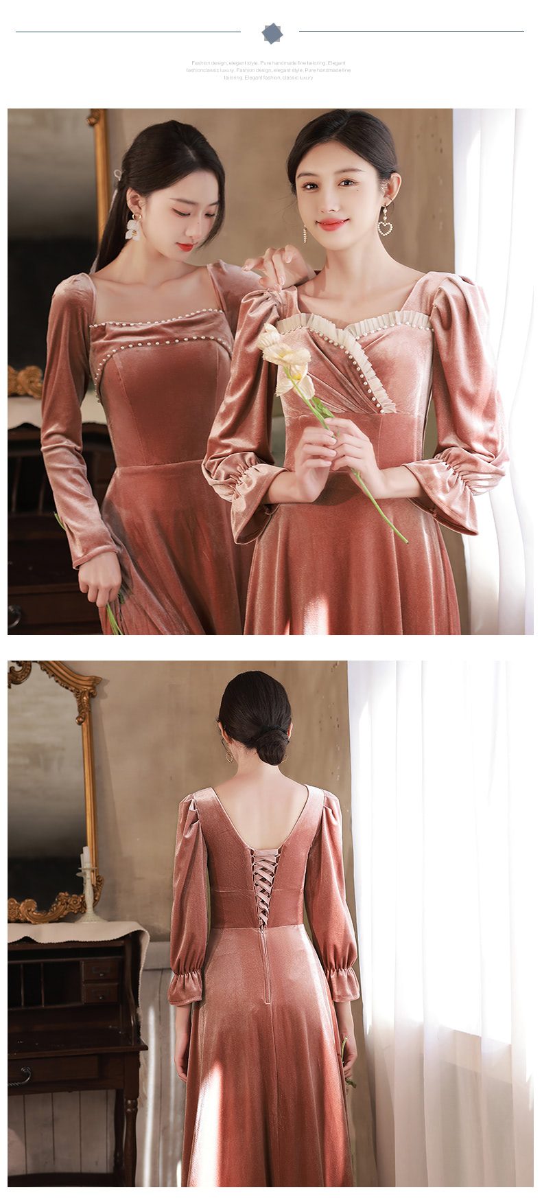Pink-Velvet-Long-Sleeve-Bridesmaid-Dress-Maid-of-Honor-Party-Gown13.jpg