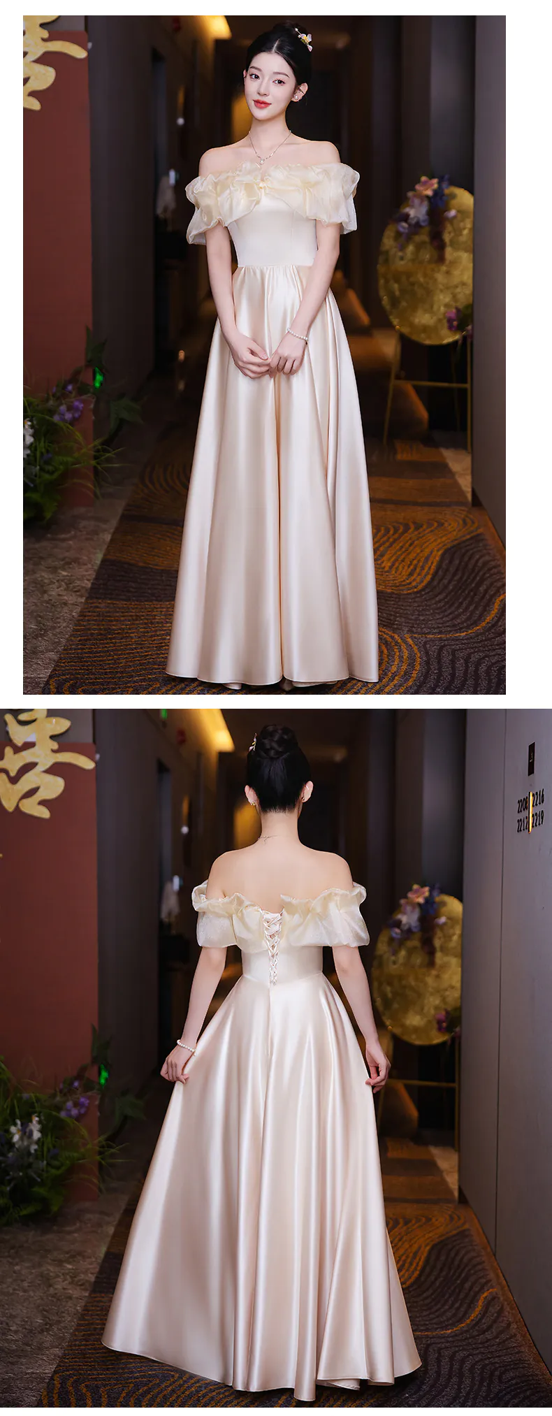 Simple-Champagne-Satin-Bridesmaid-Graduation-Party-Homecoming-Dress13