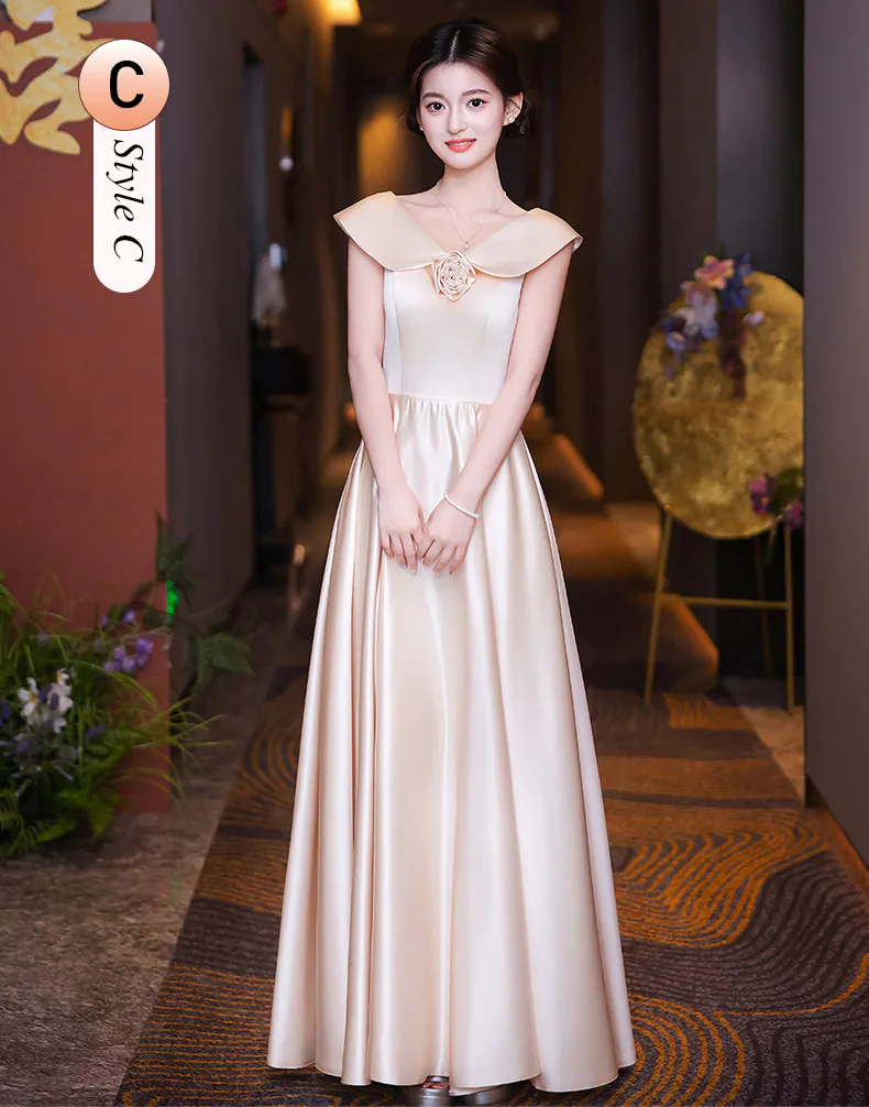Simple-Champagne-Satin-Bridesmaid-Graduation-Party-Homecoming-Dress16