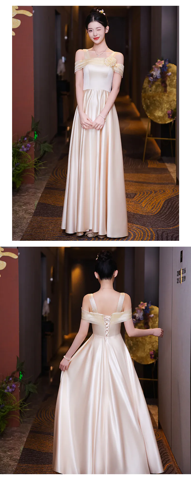 Simple-Champagne-Satin-Bridesmaid-Graduation-Party-Homecoming-Dress21