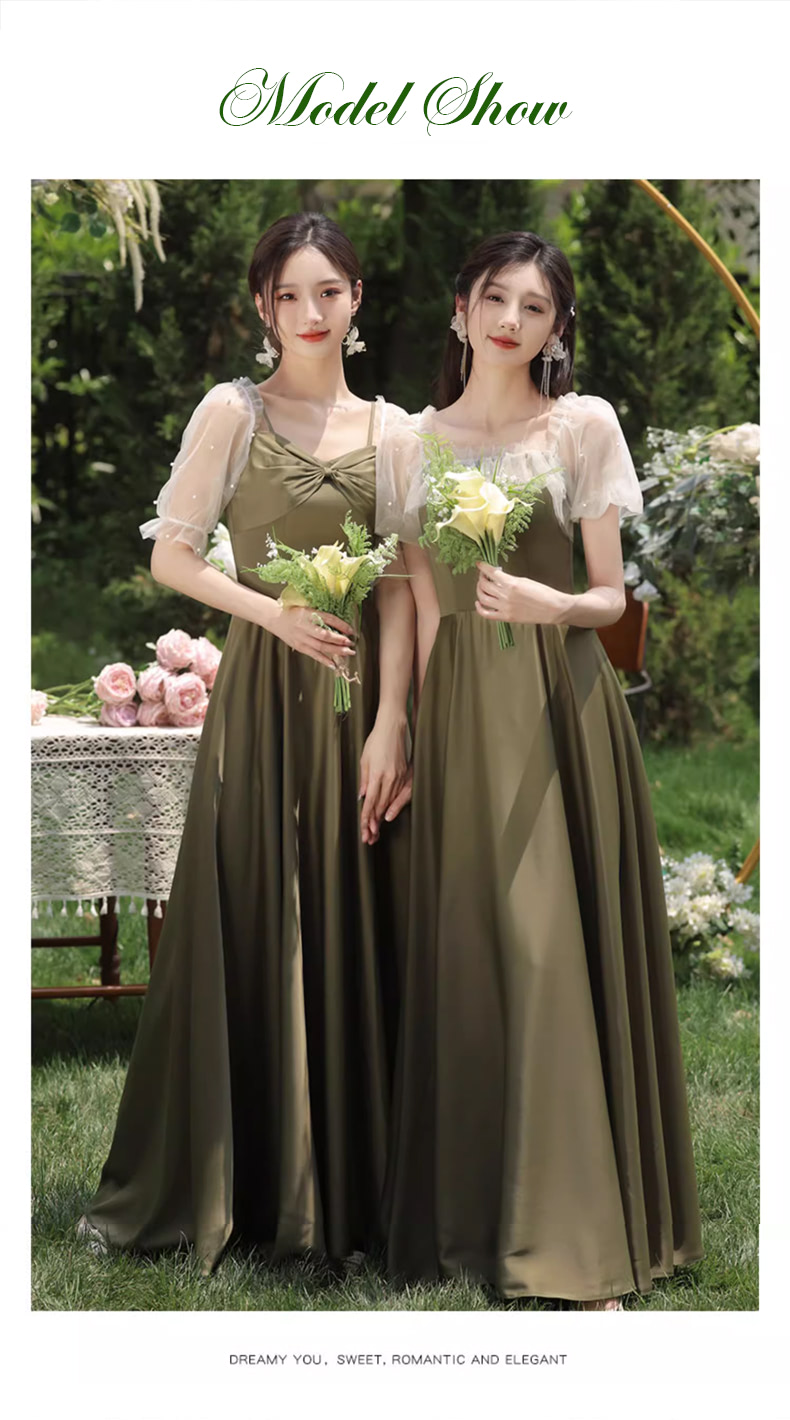 Sweet-Green-Satin-Bridesmaid-Bridal-Boho-Wedding-Long-Dress13